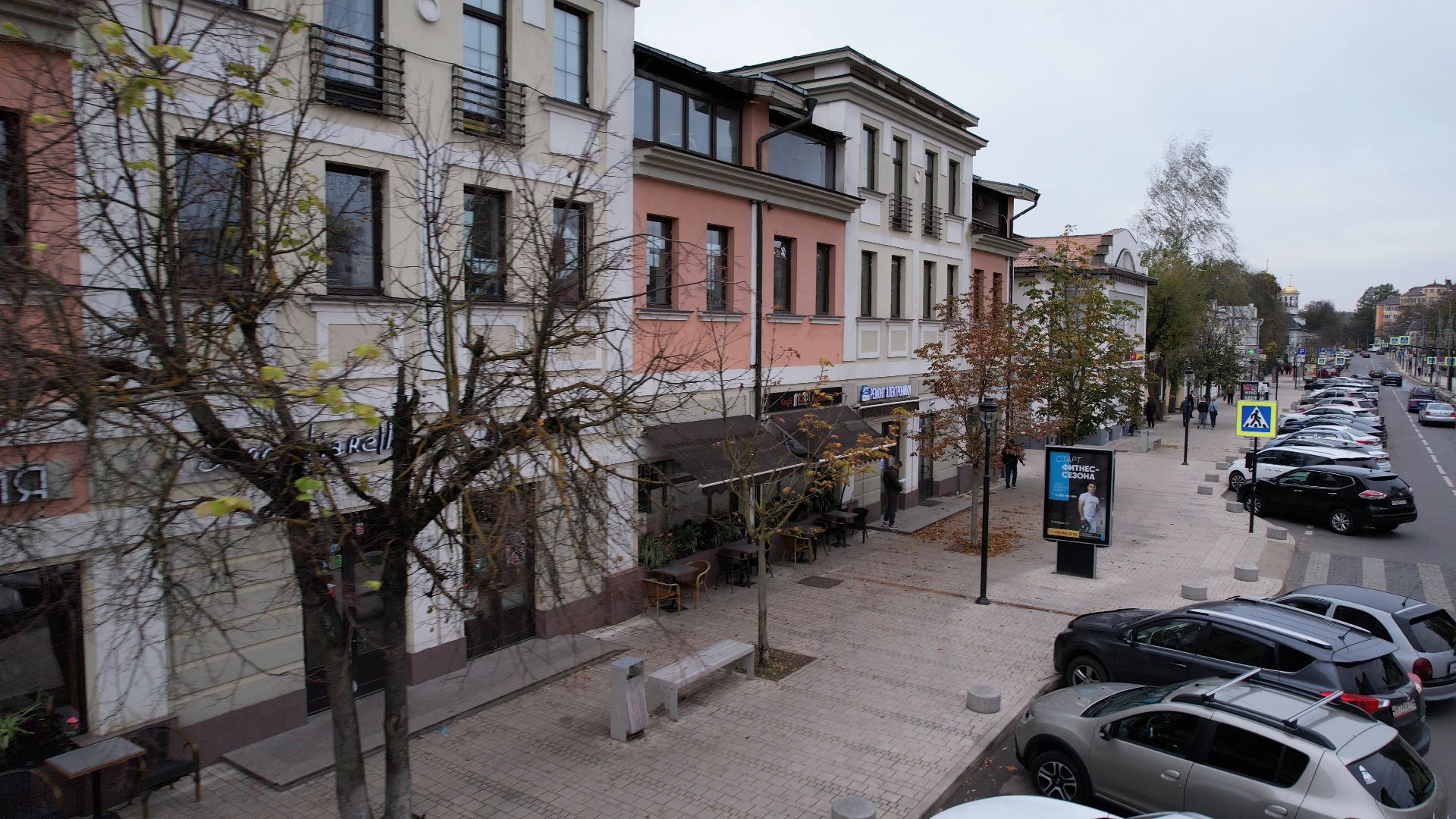 московская, звенигород, туризм,видео с коптера,