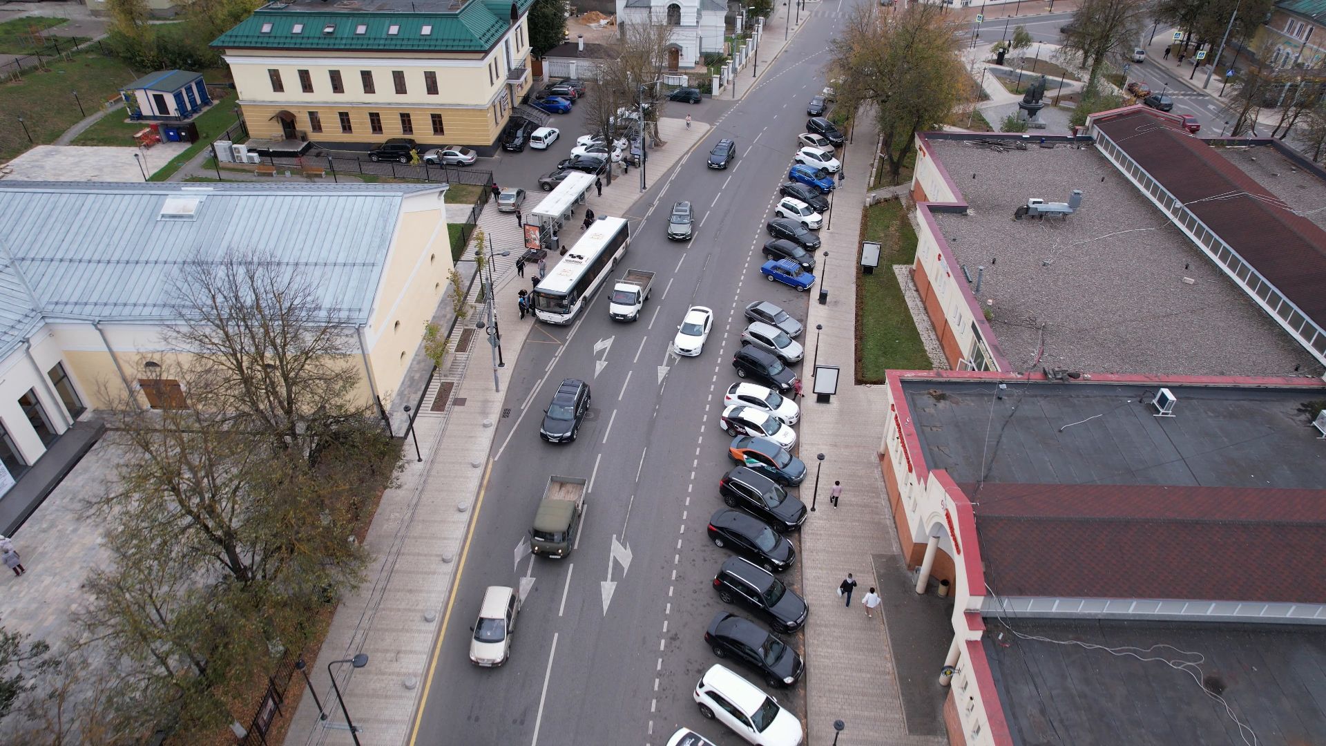 московская, звенигород, туризм,видео с коптера,