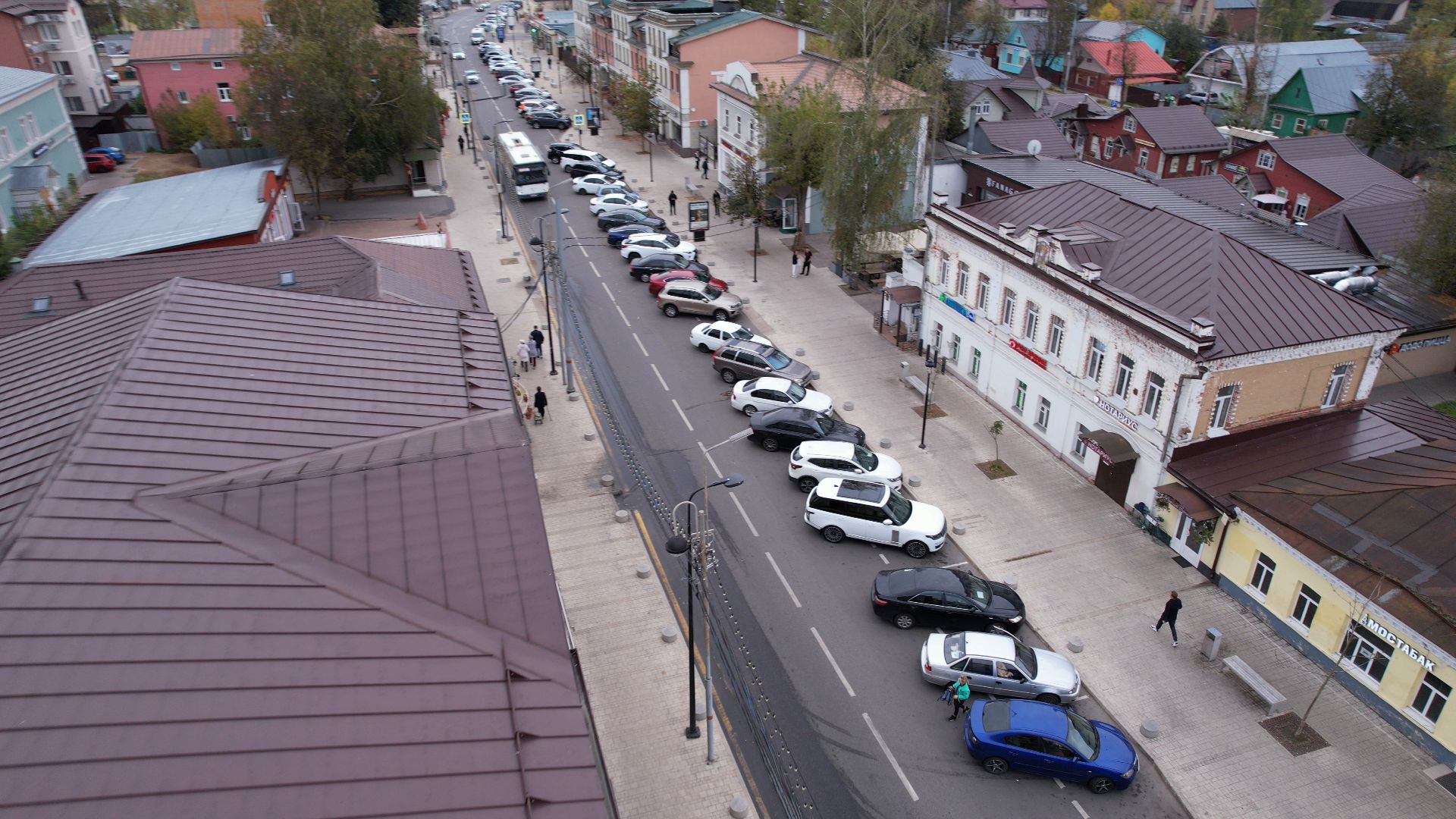 московская, звенигород, туризм,видео с коптера,