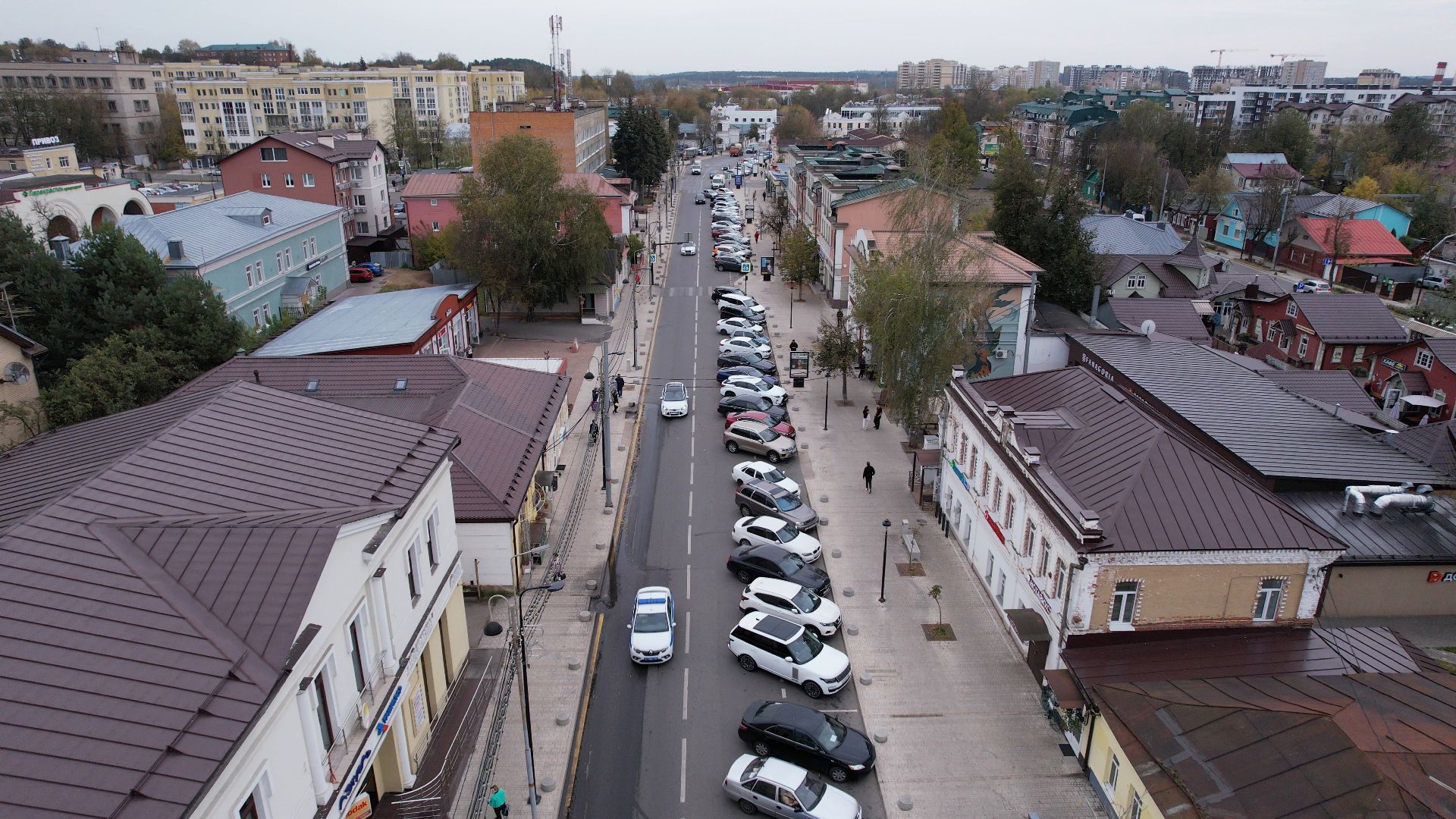 московская, звенигород, туризм,видео с коптера,