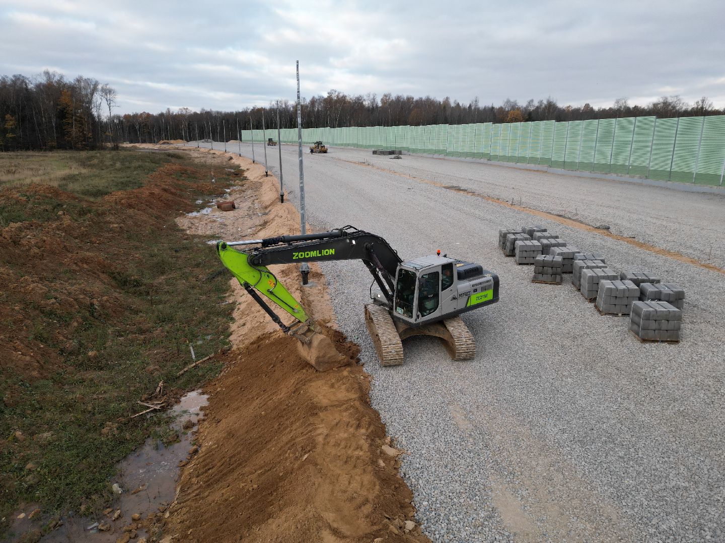 развязка, дорога, лобня,видео с коптера,