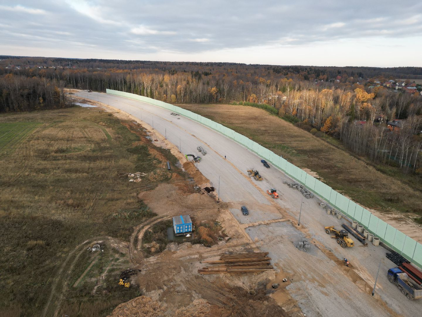 развязка, дорога, лобня,видео с коптера,