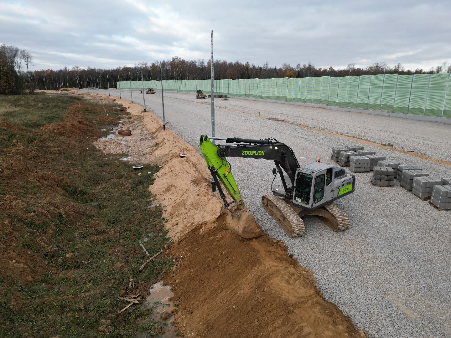 развязка, дорога, лобня,видео с коптера,
