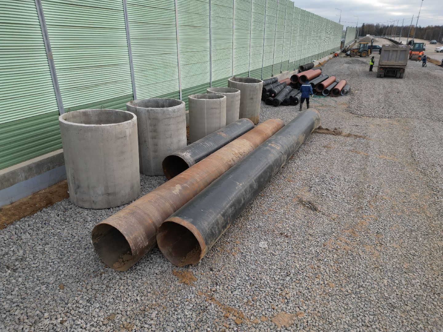 развязка, дорога, лобня,видео с коптера,