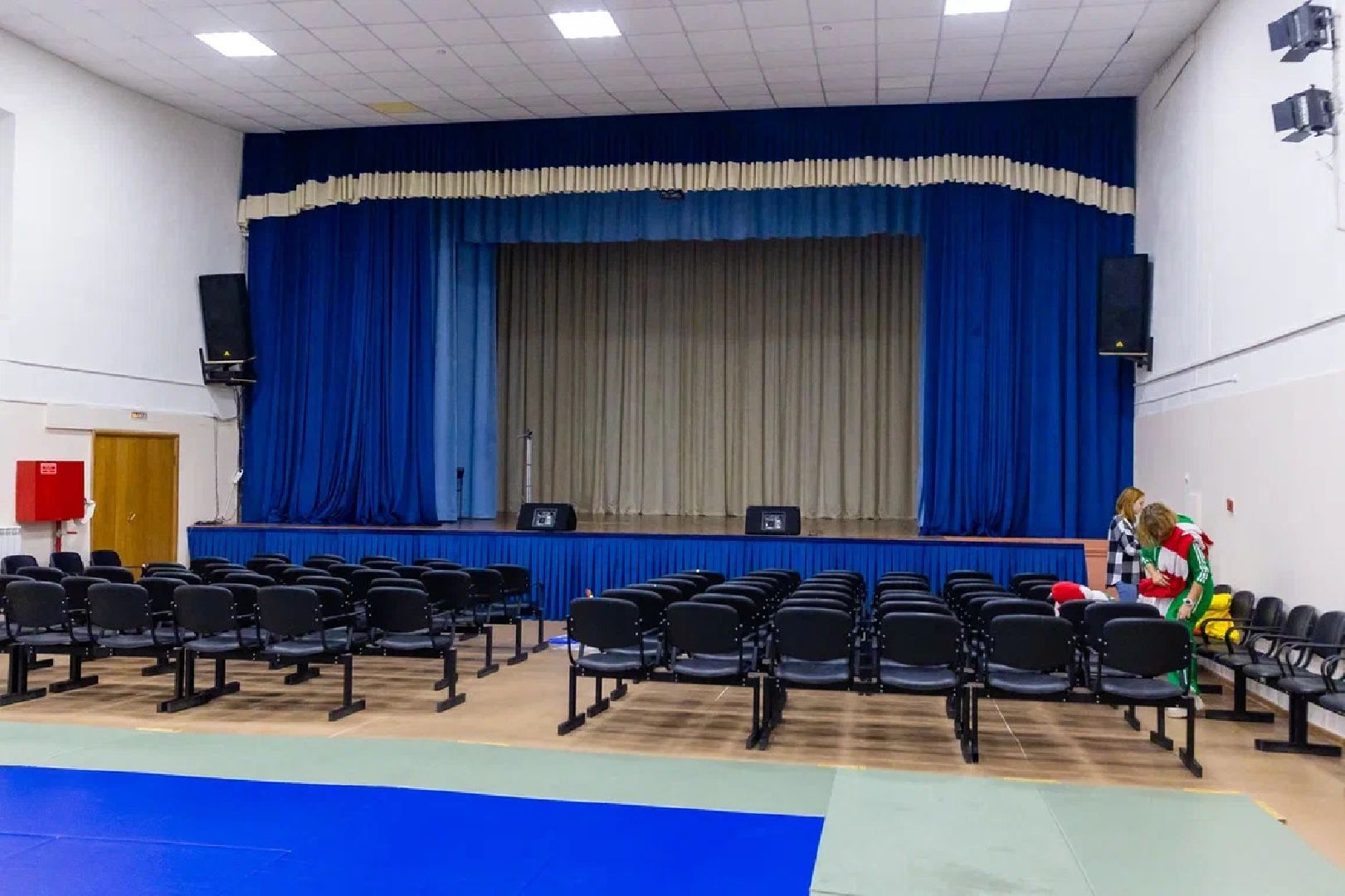 дом культуры, ремонт, сцена, культура, ильинский погост, соболево, орехово-зуево,