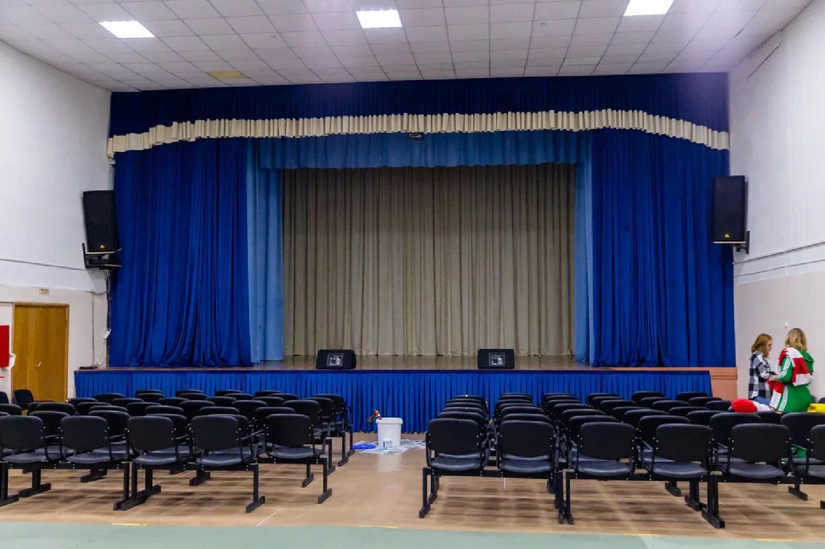 дом культуры, ремонт, сцена, культура, ильинский погост, соболево, орехово-зуево,