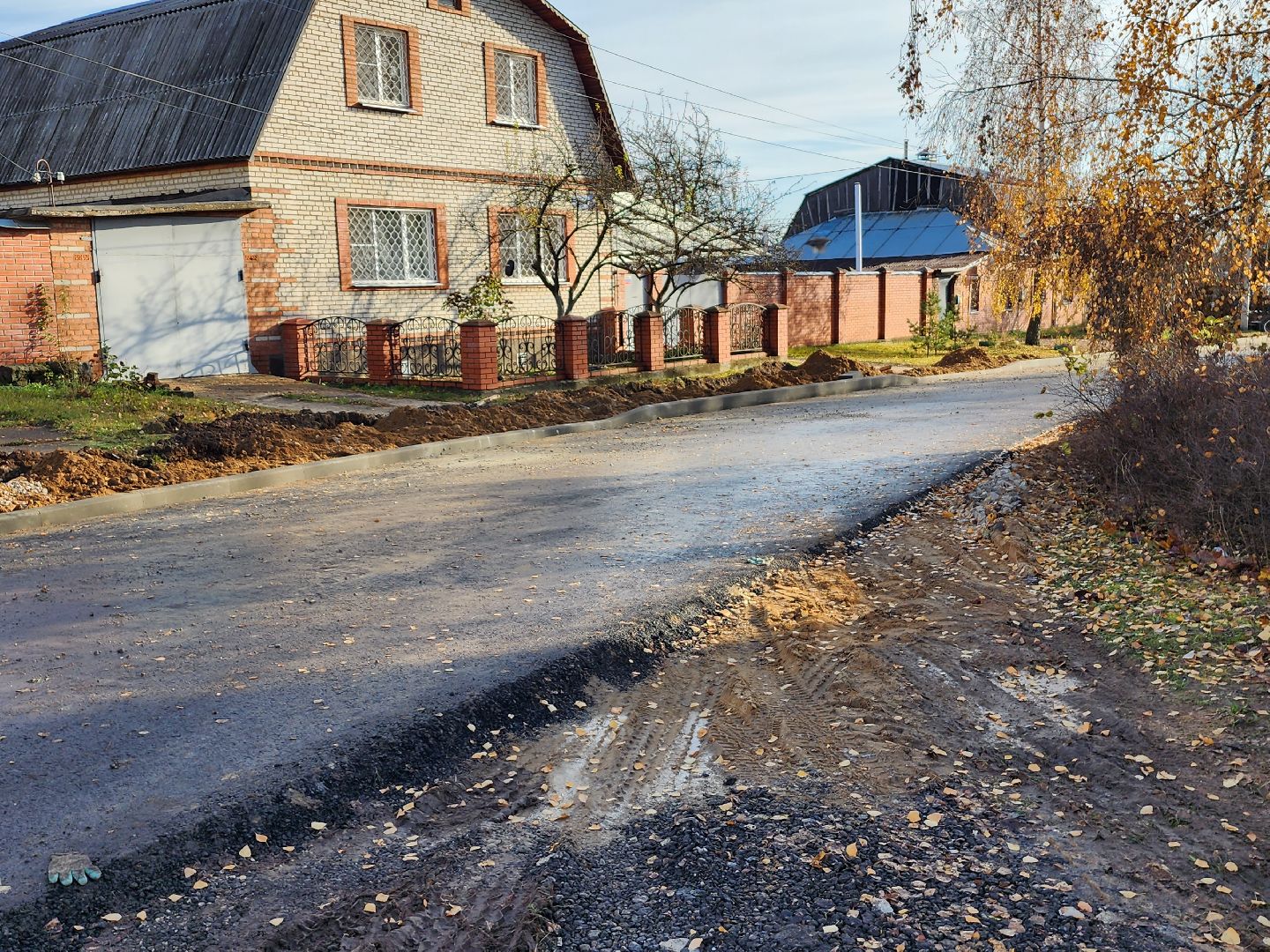 серпухов, улица народного ополчения, строительство дорог, дороги, асфальт,