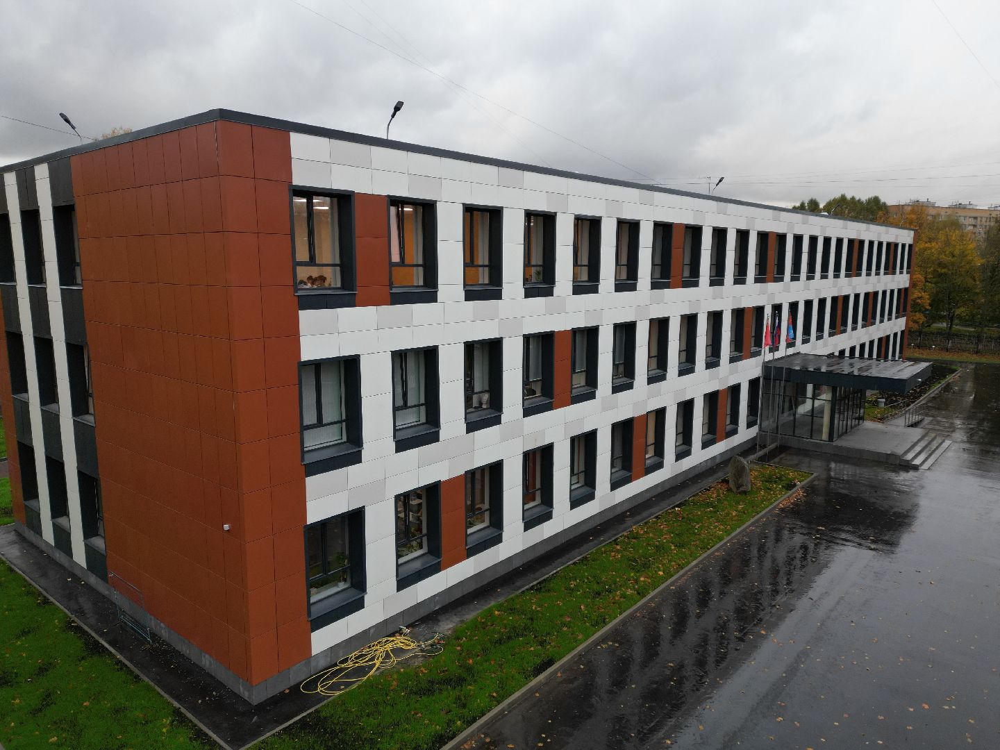 балашиха, школа,видео с коптера,