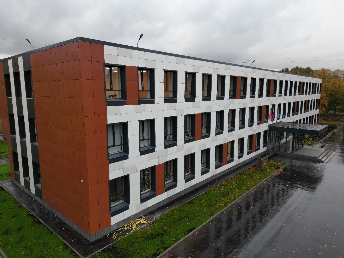 балашиха, школа,видео с коптера,