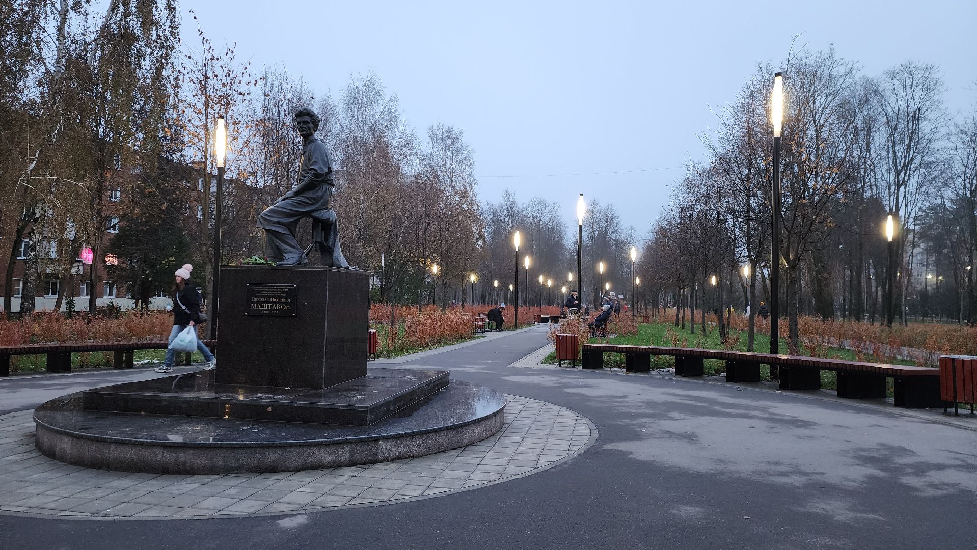 Подольск, благоустойство, сквер,