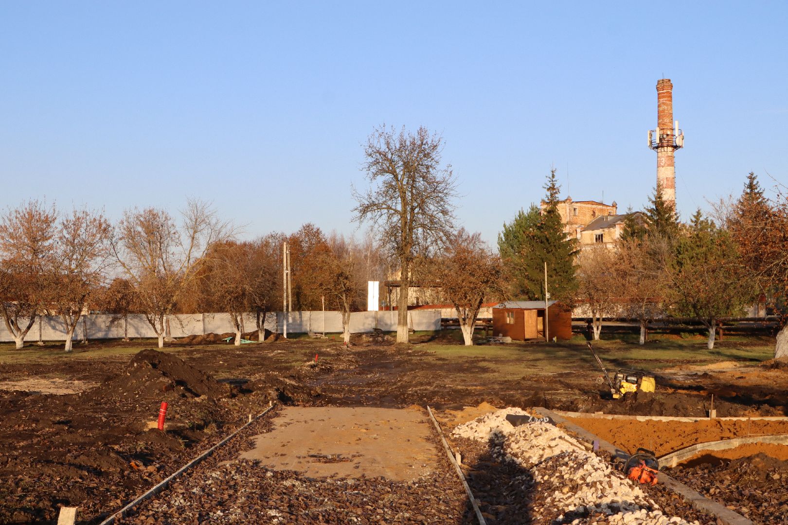 Серебряные Пруды, поселок Успенский, Яблоневый сад, благоустройство,