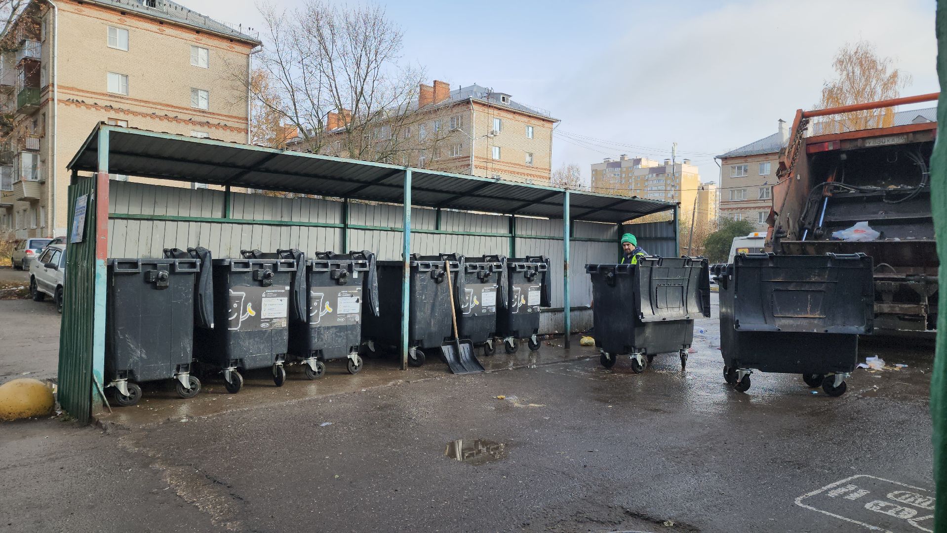 мусорные контейнеры, мусорные площадки, Подольск, обращение жителей,