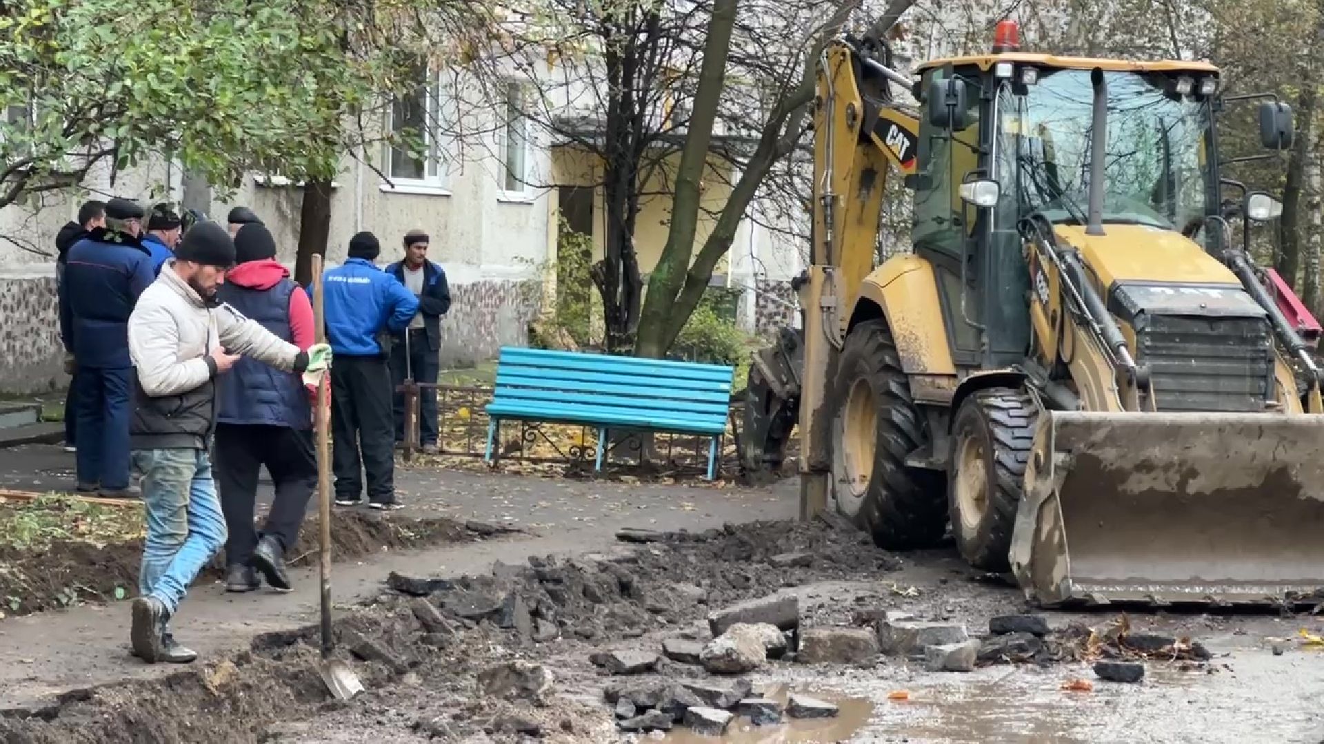 Реутов, благоустройство, тротуар, освещение, детская площадка, парковка,