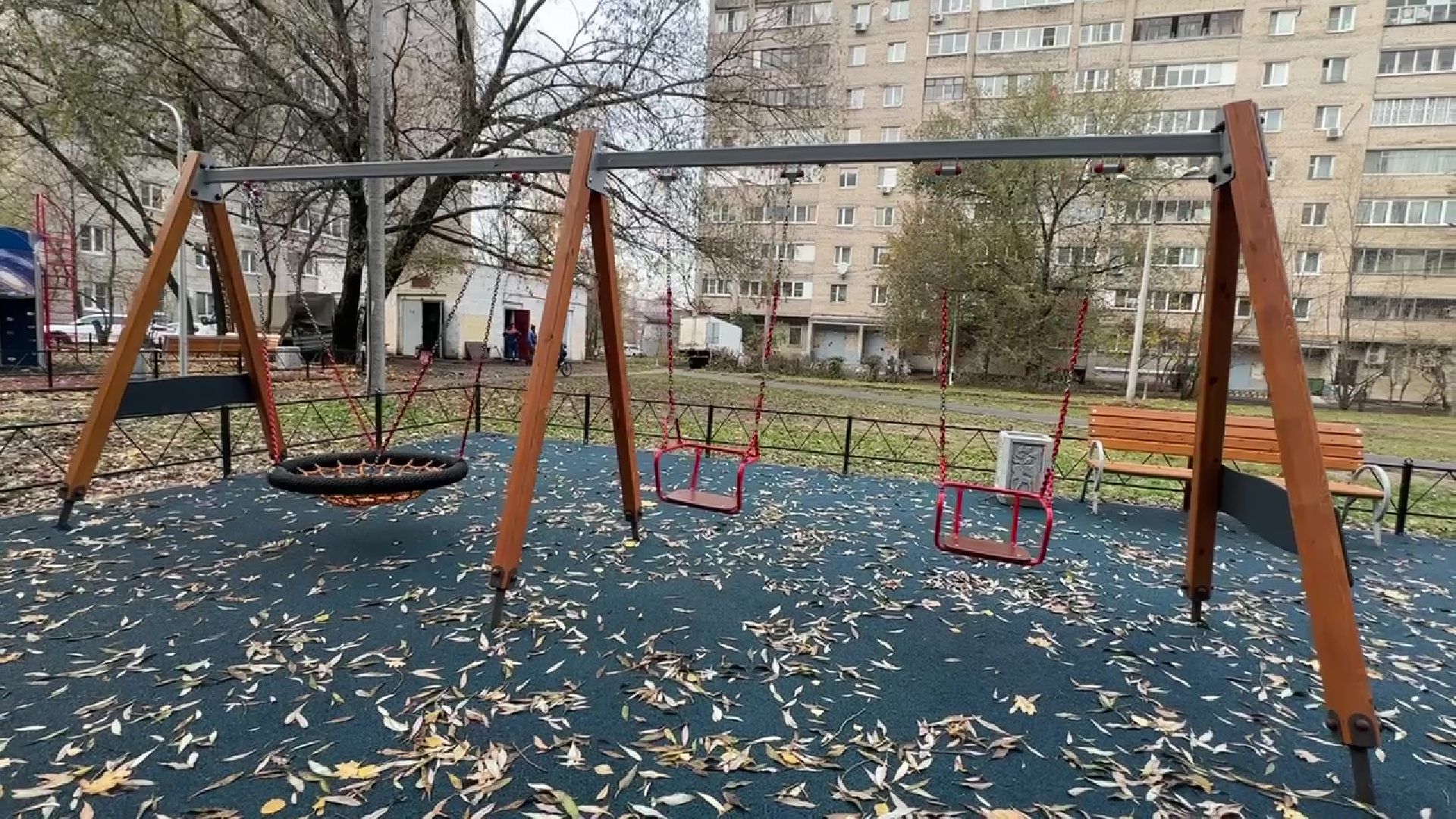 Реутов, благоустройство, тротуар, освещение, детская площадка, парковка,