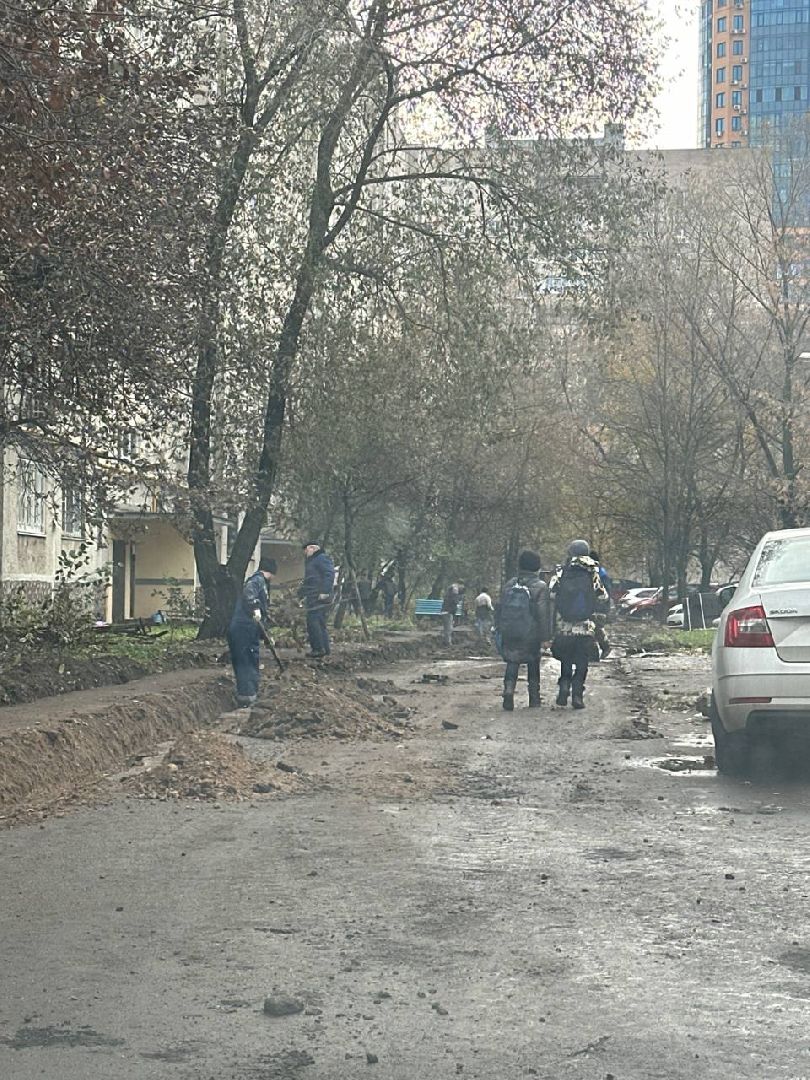 Реутов, благоустройство, тротуар, освещение, детская площадка, парковка,