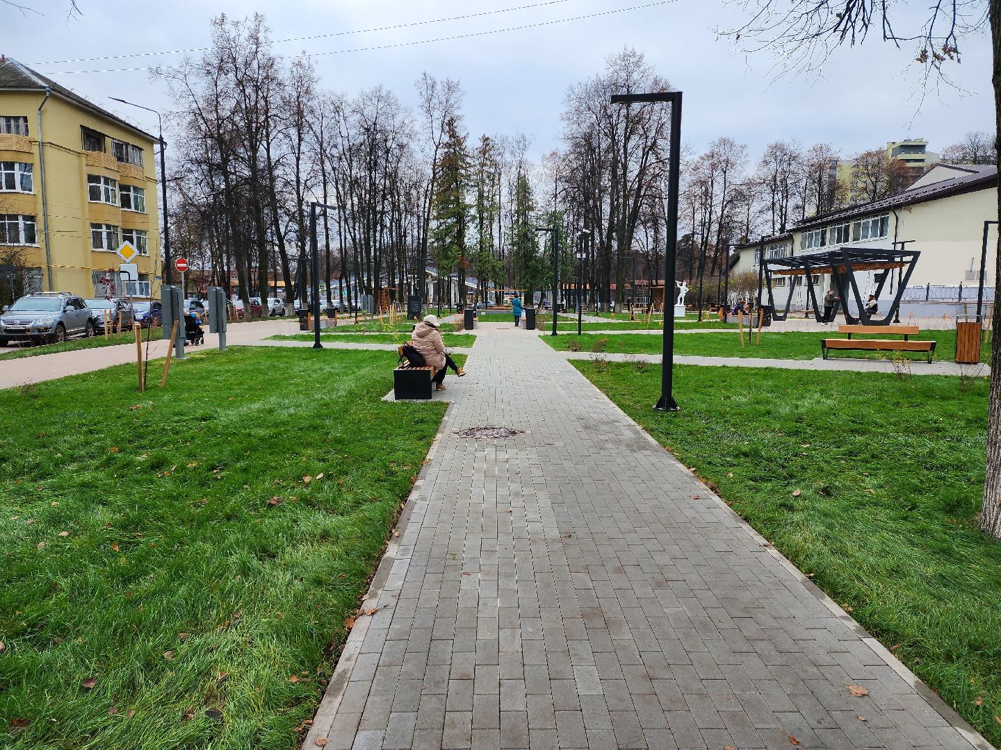 раменское, благоустройство, сквер у ДК Воровского,