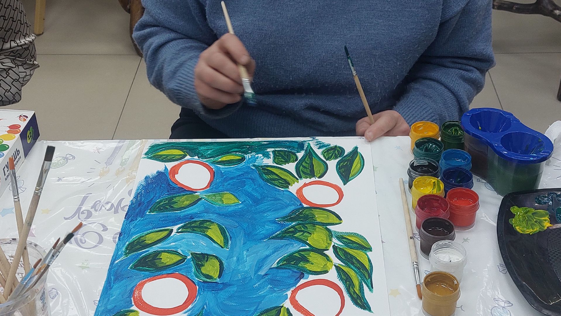 сво, союз женщин россии, арт-терапия, искусство, картина, художник, история,