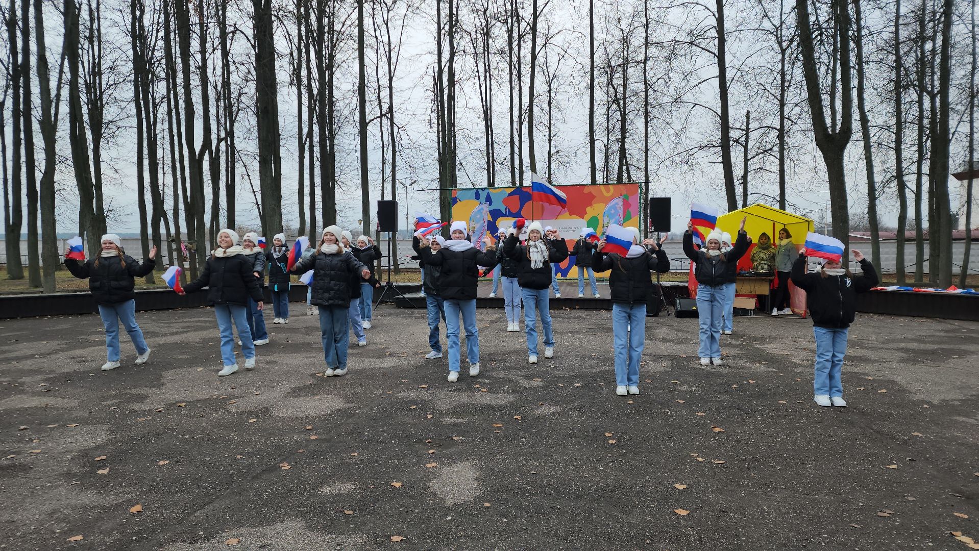 Егорьевск, русская матрешка, парк, день народного единства, праздник,