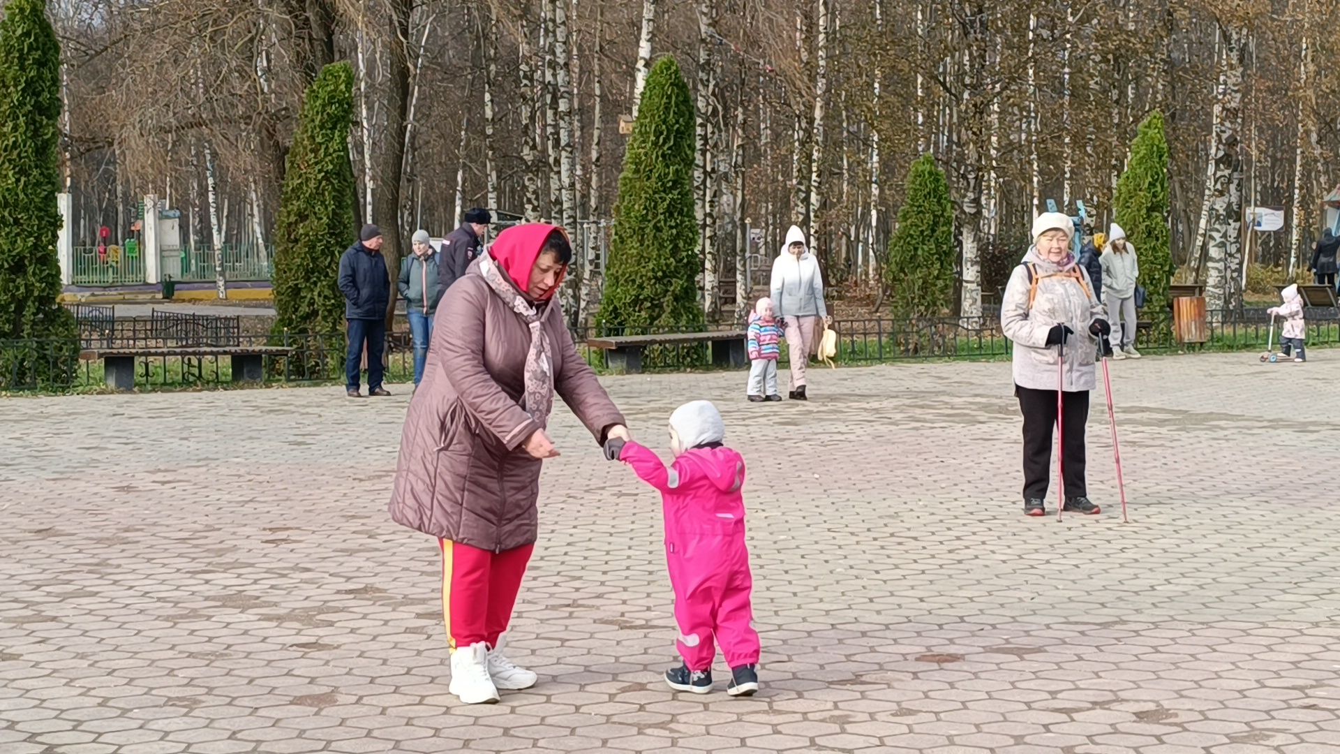 день народного единства, лобня, парк,