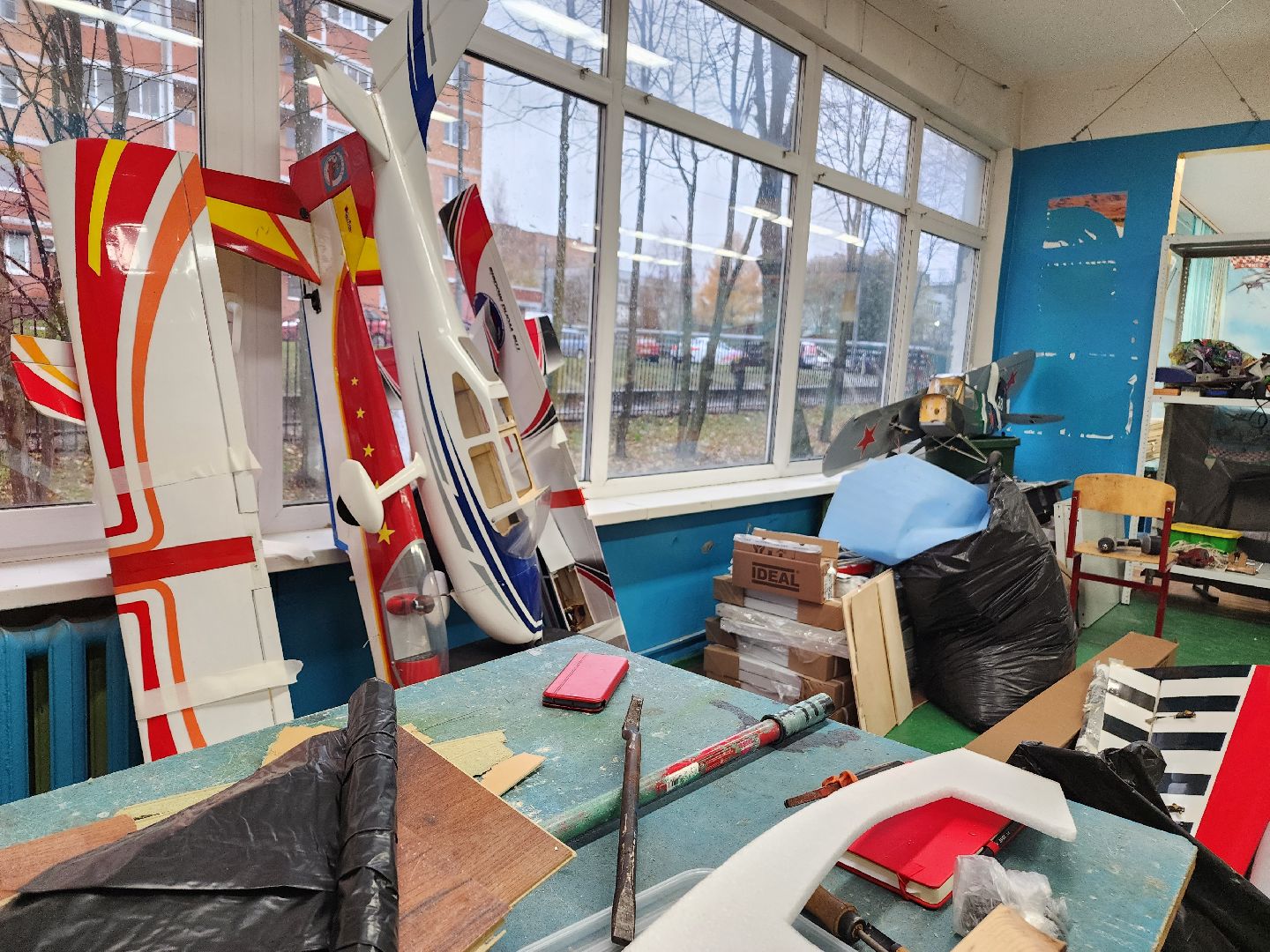 Авиамоделирование, Конструктор, Школа, Дмитрий Волков, Классы, ремонт,