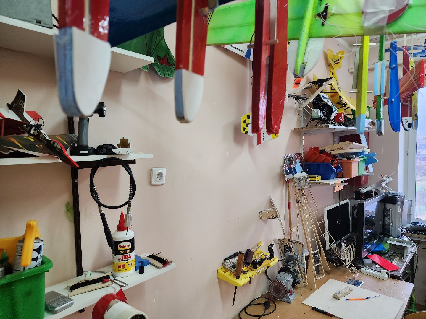 Авиамоделирование, Конструктор, Школа, Дмитрий Волков, Классы, ремонт,