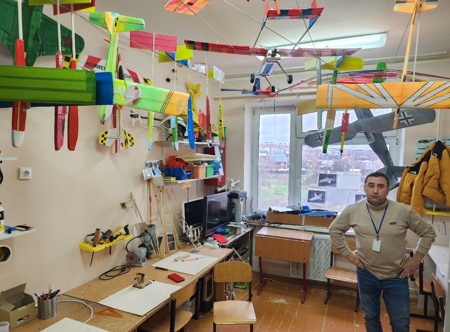 Авиамоделирование, Конструктор, Школа, Дмитрий Волков, Классы, ремонт,