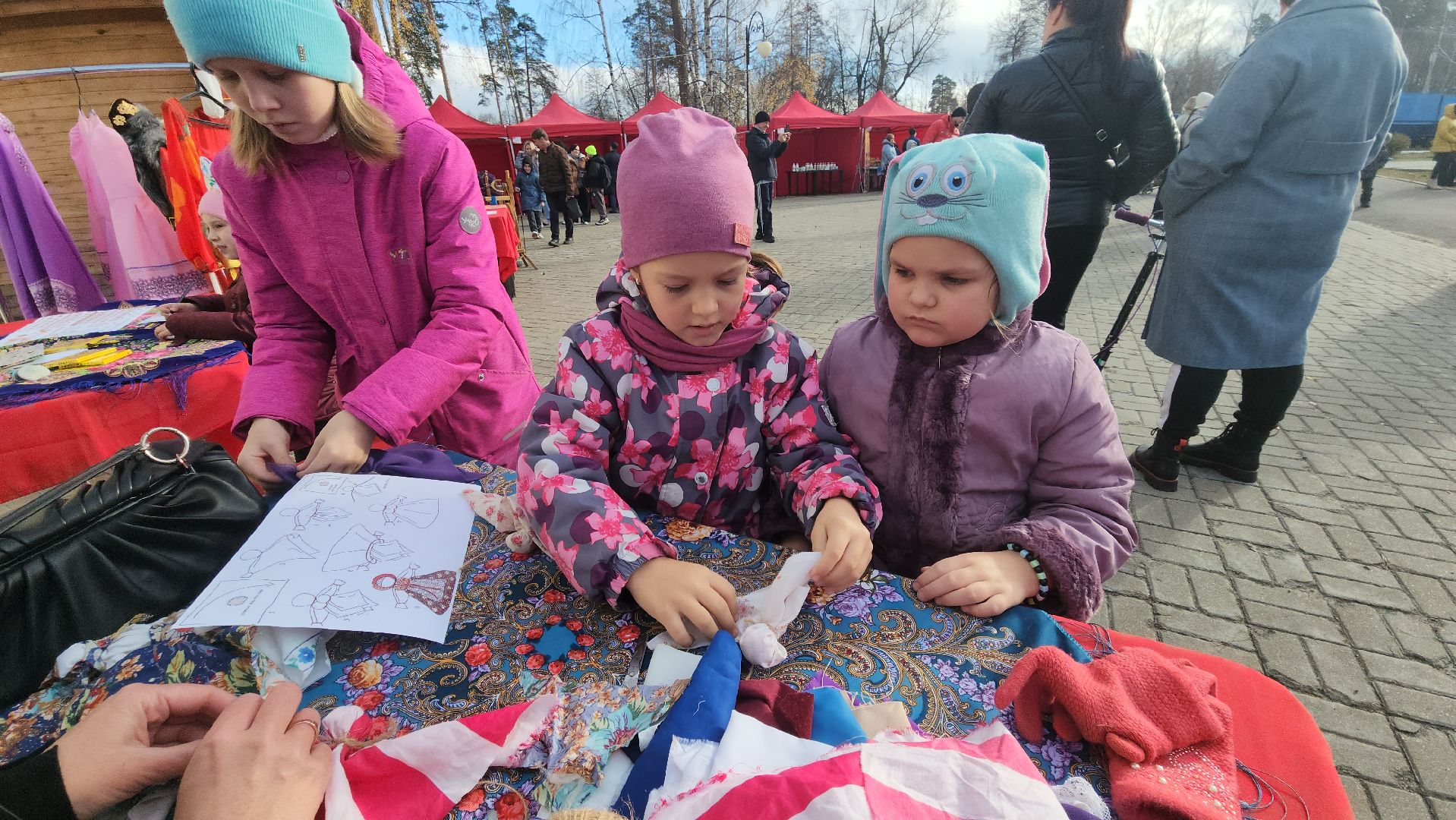 шатура, день народно единства, городской округ парки, кокошники, мастер-класс, праздник,