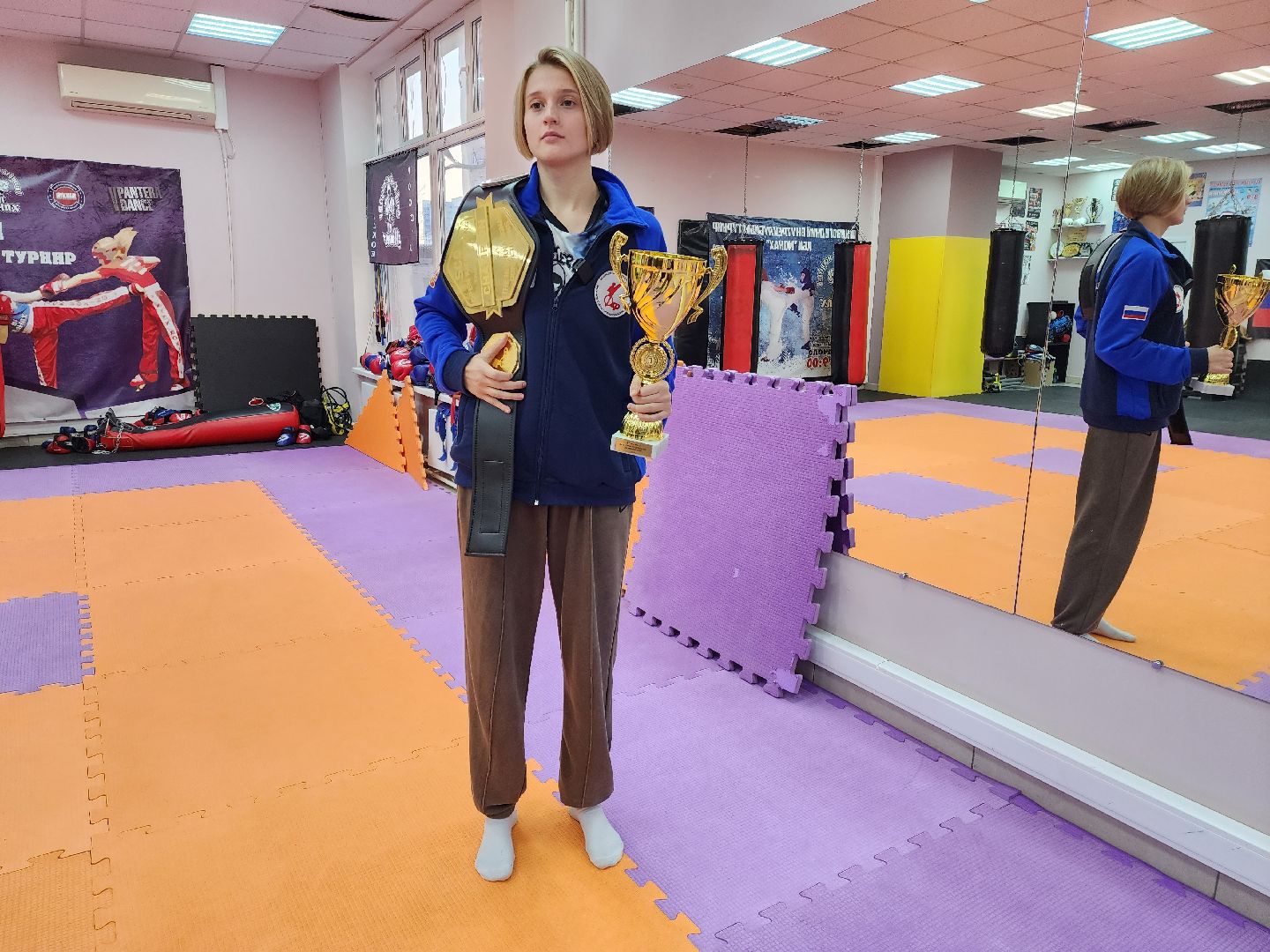 раменское, спорт, международный чемпионат по кикбоксингу, победительница соревнований, алина шапронас,