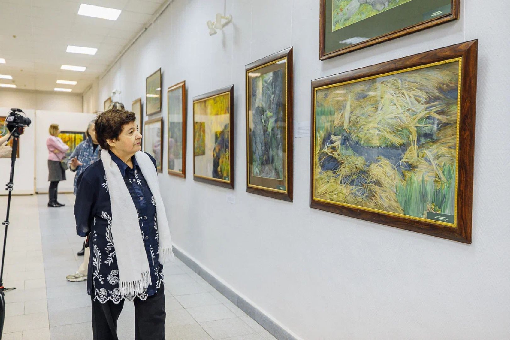 выставка, акварель, художница, картины, выставочный зал, орехово-зуево,
