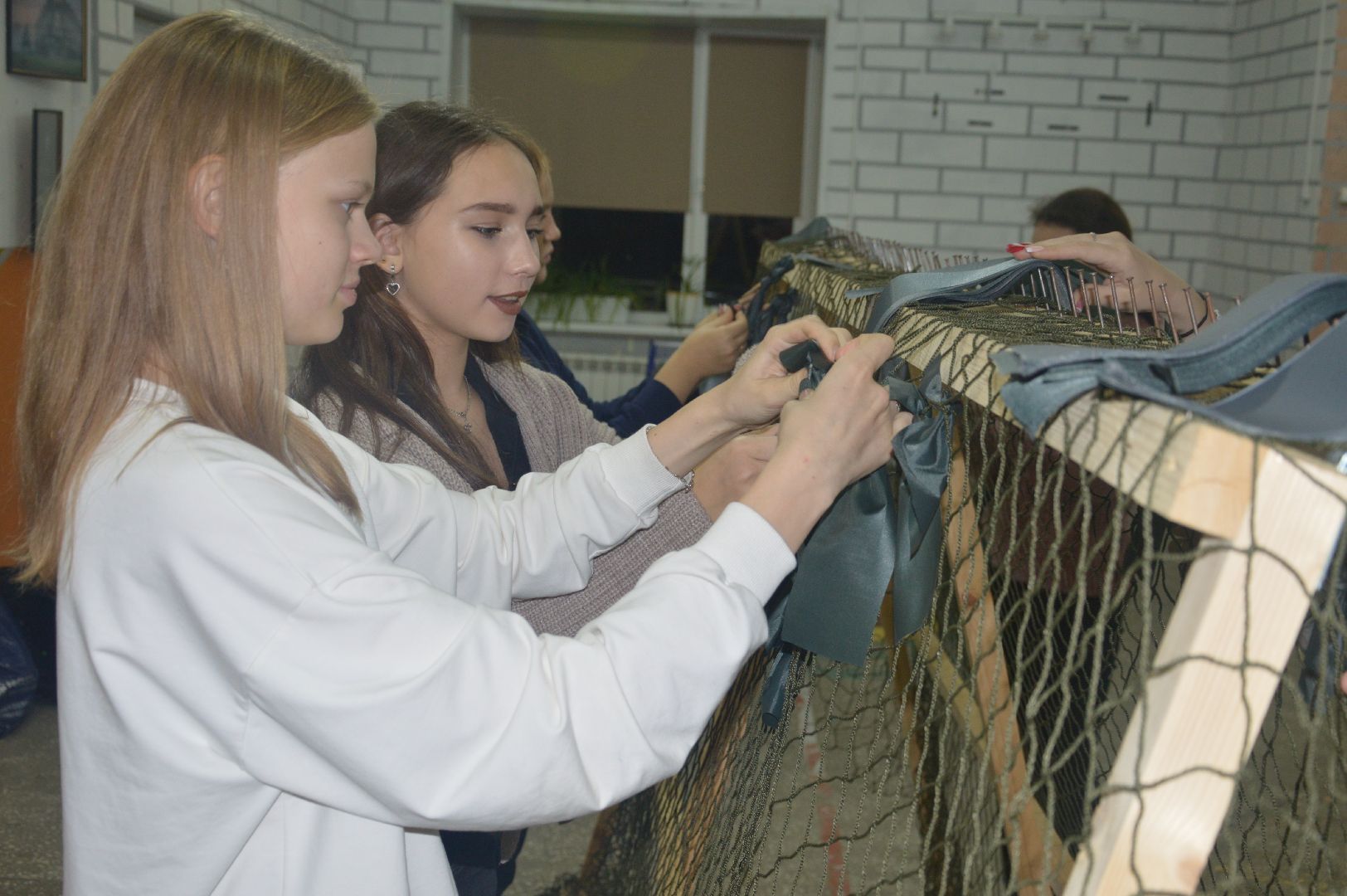 шатура, волонтеры подмосковья, городской округ люди, маскировочные сети, сво,
