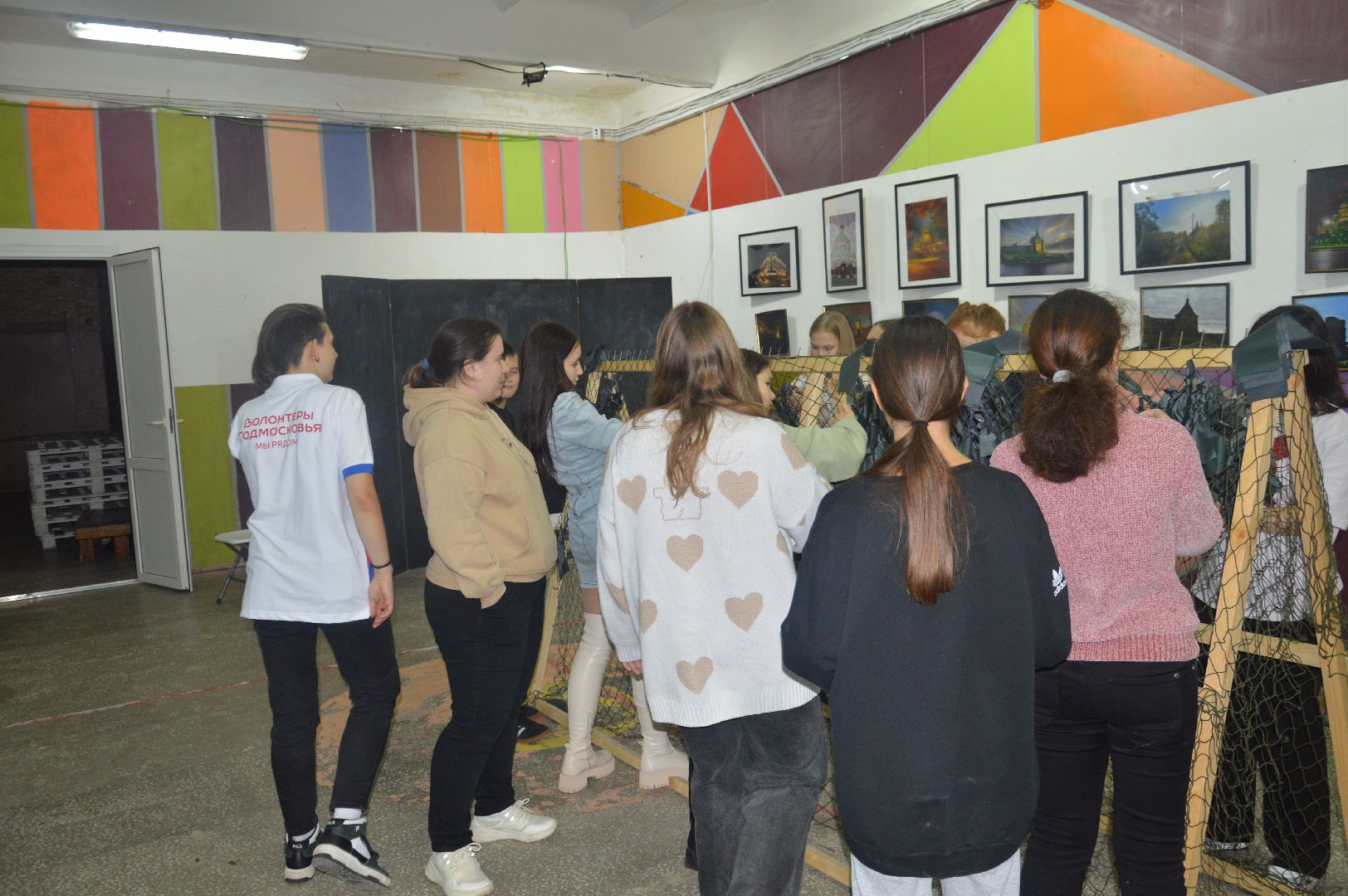 шатура, волонтеры подмосковья, городской округ люди, маскировочные сети, сво,