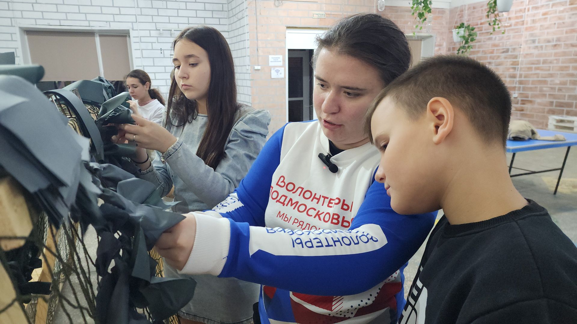 шатура, волонтеры подмосковья, городской округ люди, маскировочные сети, сво,