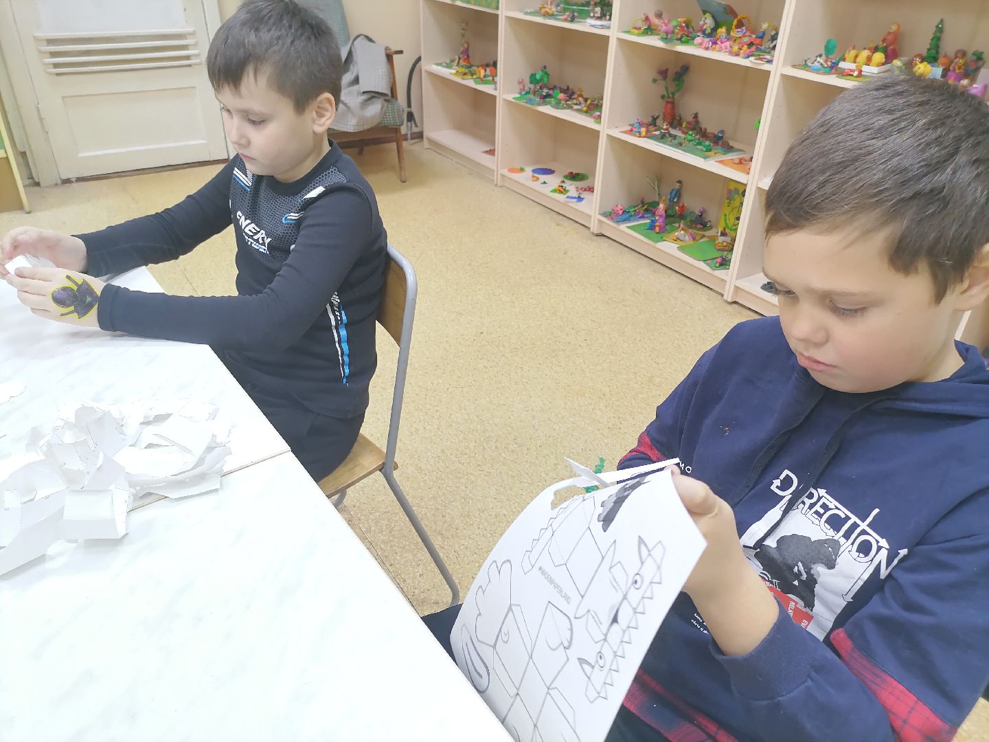 техническое моделирование, паперкрафт, дети,