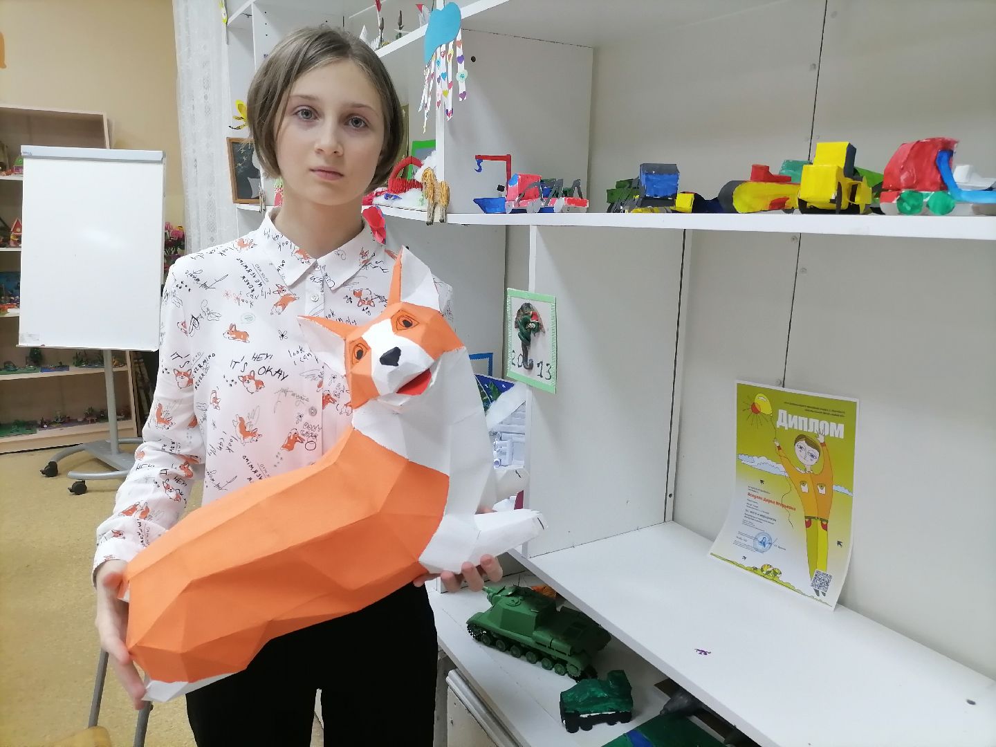 техническое моделирование, паперкрафт, дети,