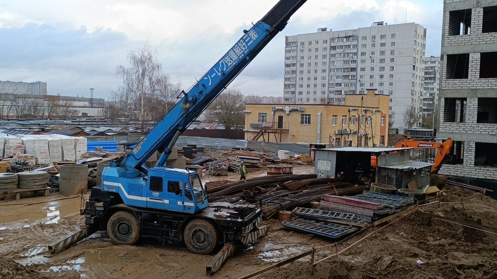 лобня, строительство, поликлиника,