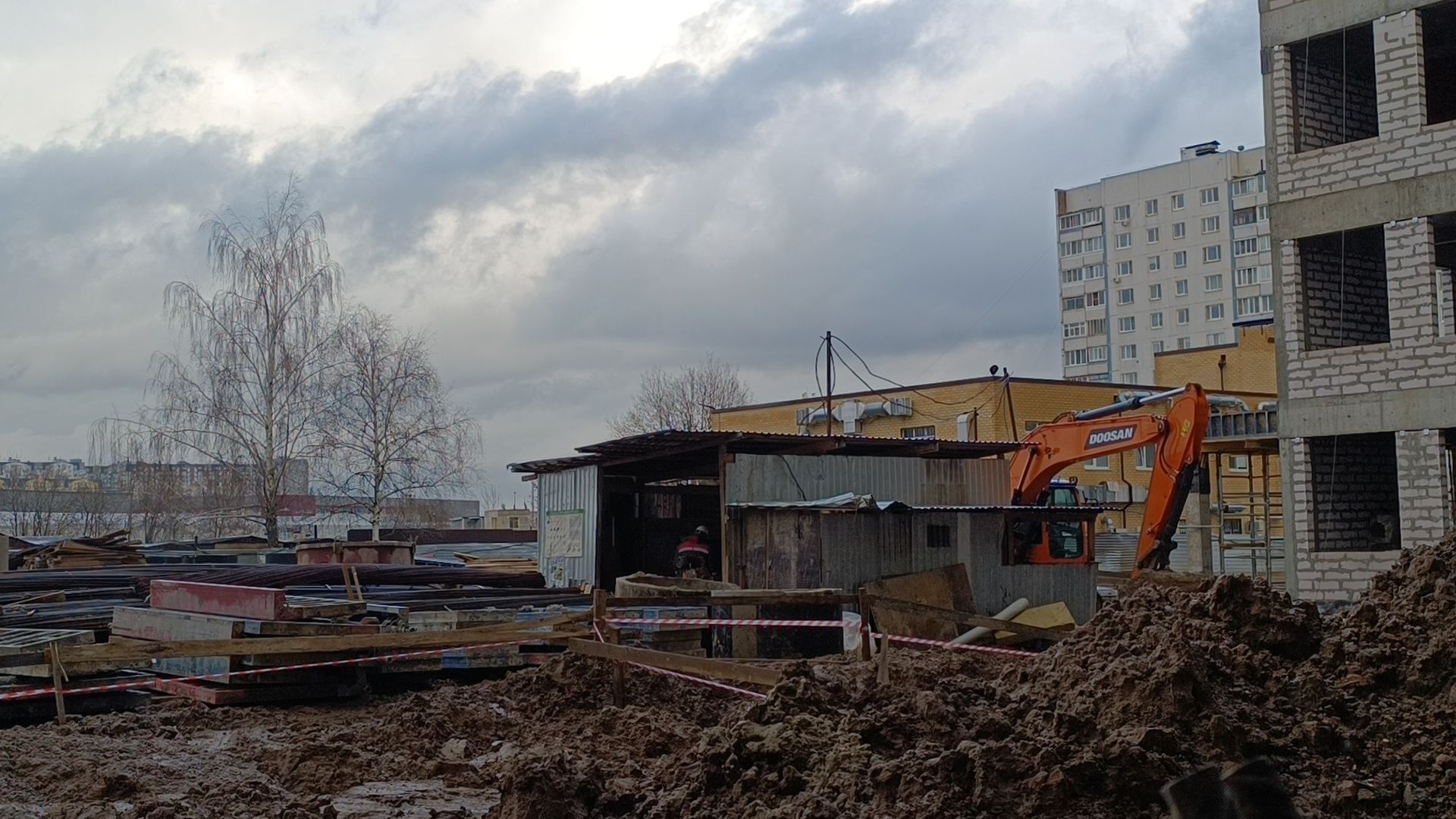 лобня, строительство, поликлиника,