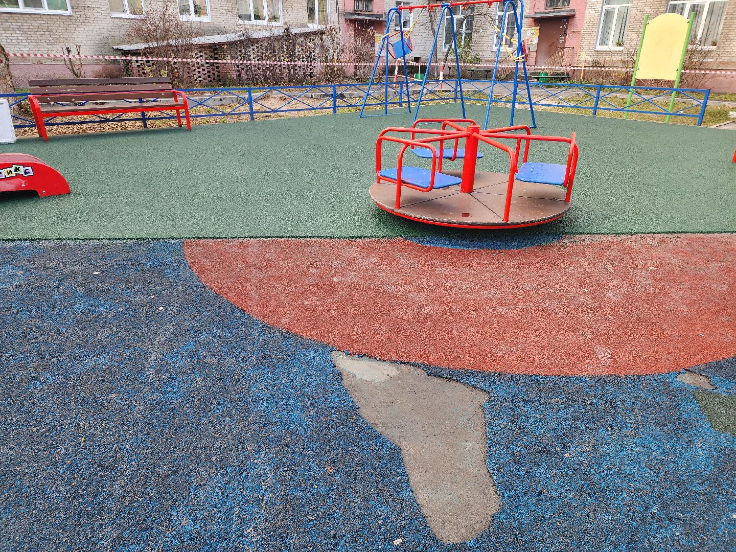 шатура, датская игровая площадка, Подмосковье, ремонт игровой площадки, городской округ люди,