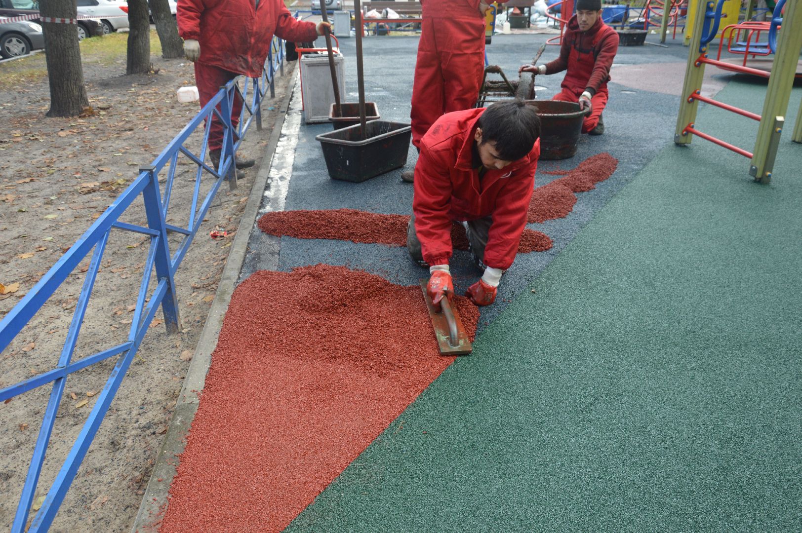 шатура, датская игровая площадка, Подмосковье, ремонт игровой площадки, городской округ люди,