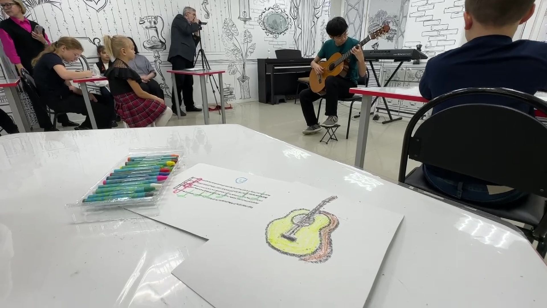 Реутов, библиотека, активности, мероприятия, рисование, музыка,