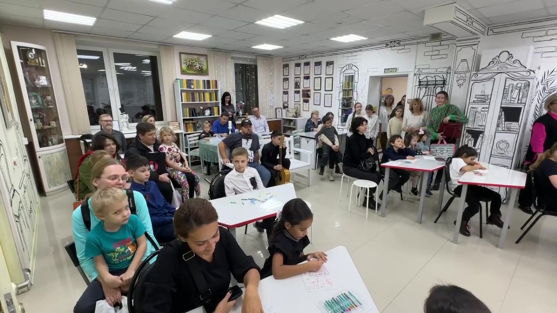 Реутов, библиотека, активности, мероприятия, рисование, музыка,