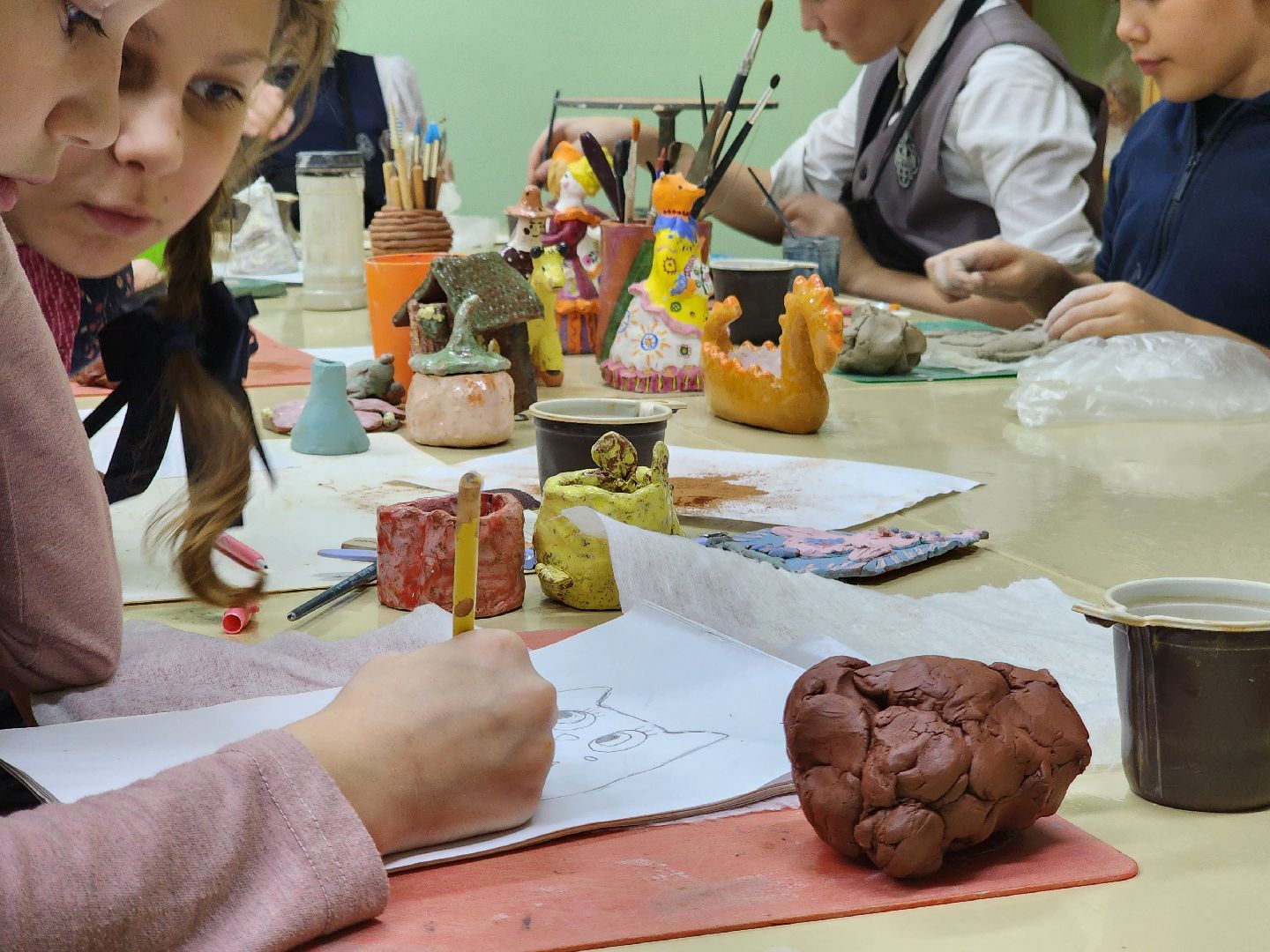 Одинцово, звенигород, дом детского творчества, творчество, керамика,