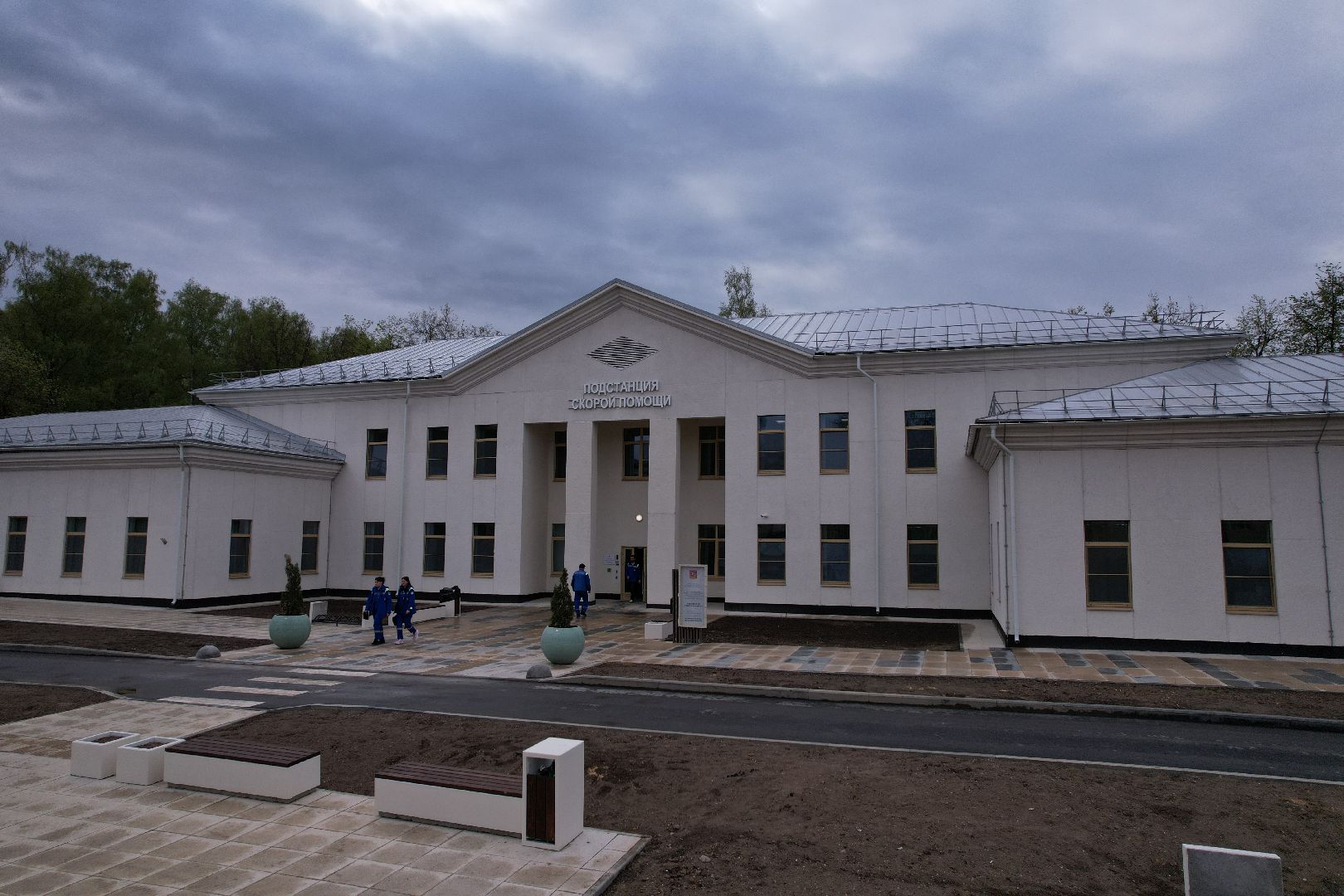 видное, видео с коптера, скорая,