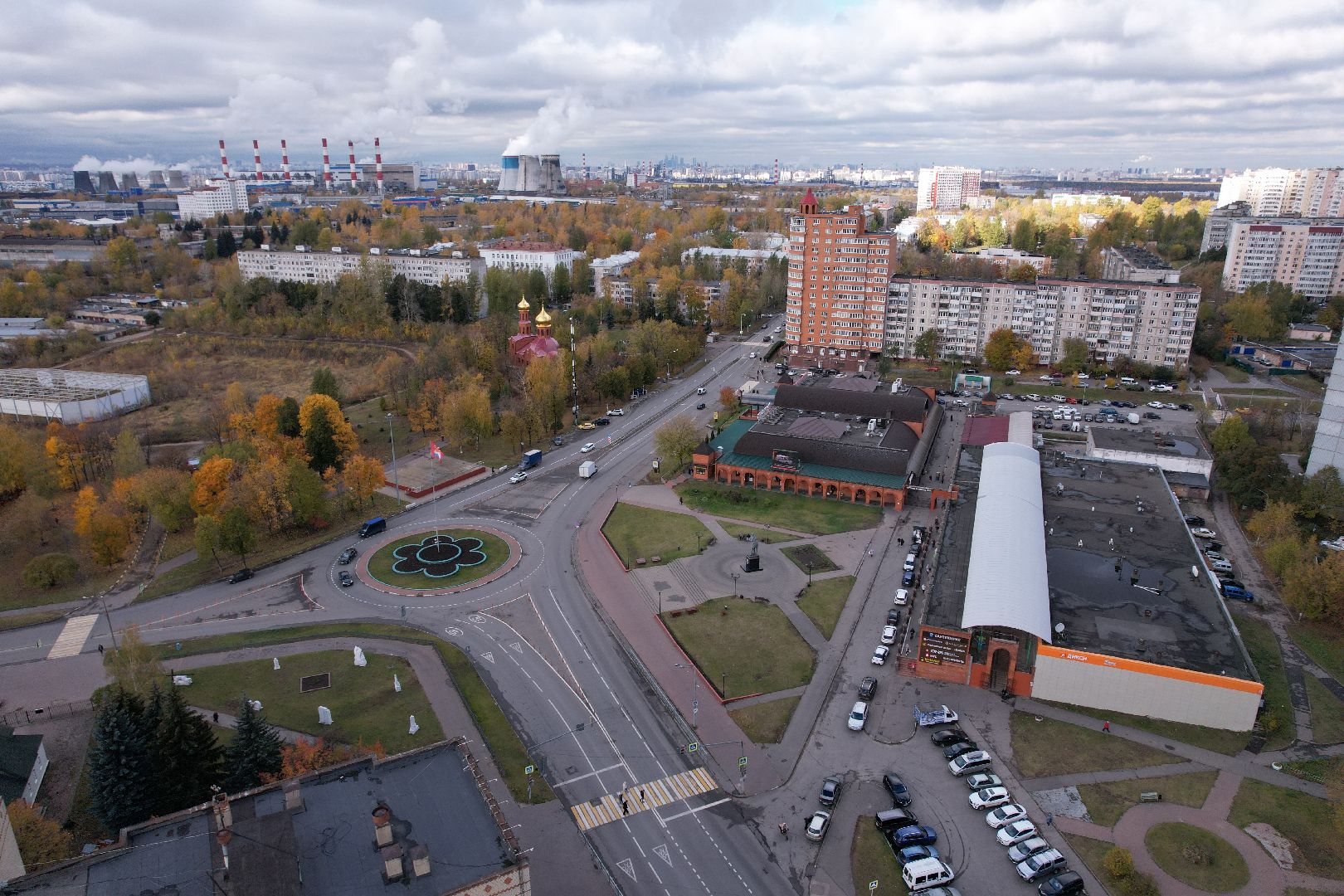 видео с коптера, площадь, джержинский, донской,