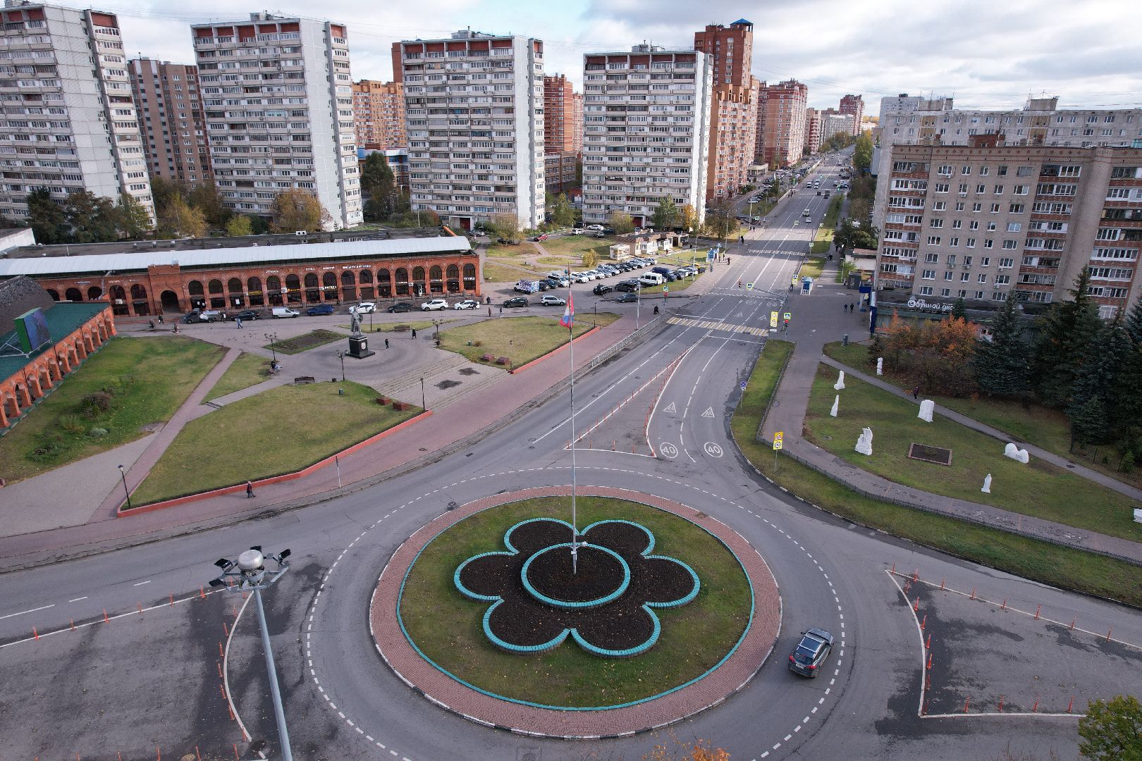 видео с коптера, площадь, джержинский, донской,