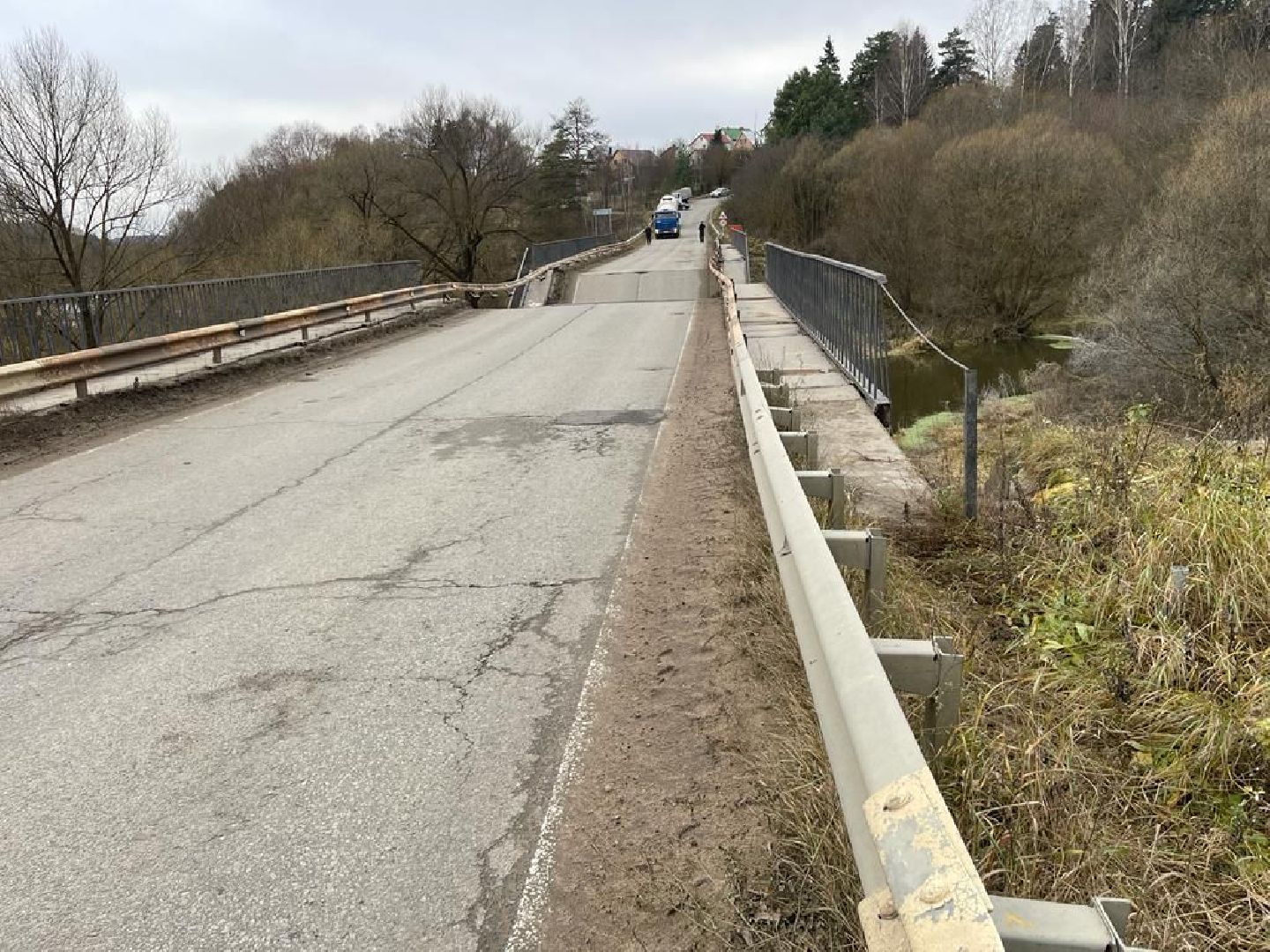 Мост, Пахра, обрушение