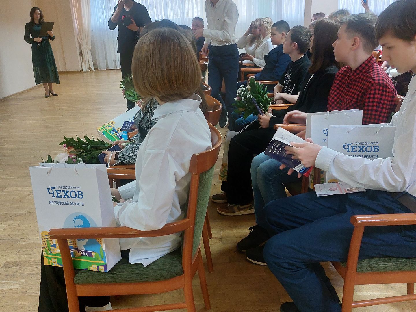 вручение паспортов, город чехов, паспорт гражданина рф, Паспорта,