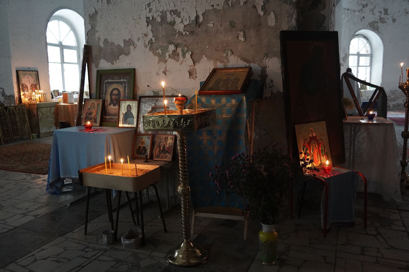 Евлево, Тихвинский храм, Микулин остров, Большая Шатура, Шатурское благочиние, Александро-Мариинский монастырь,