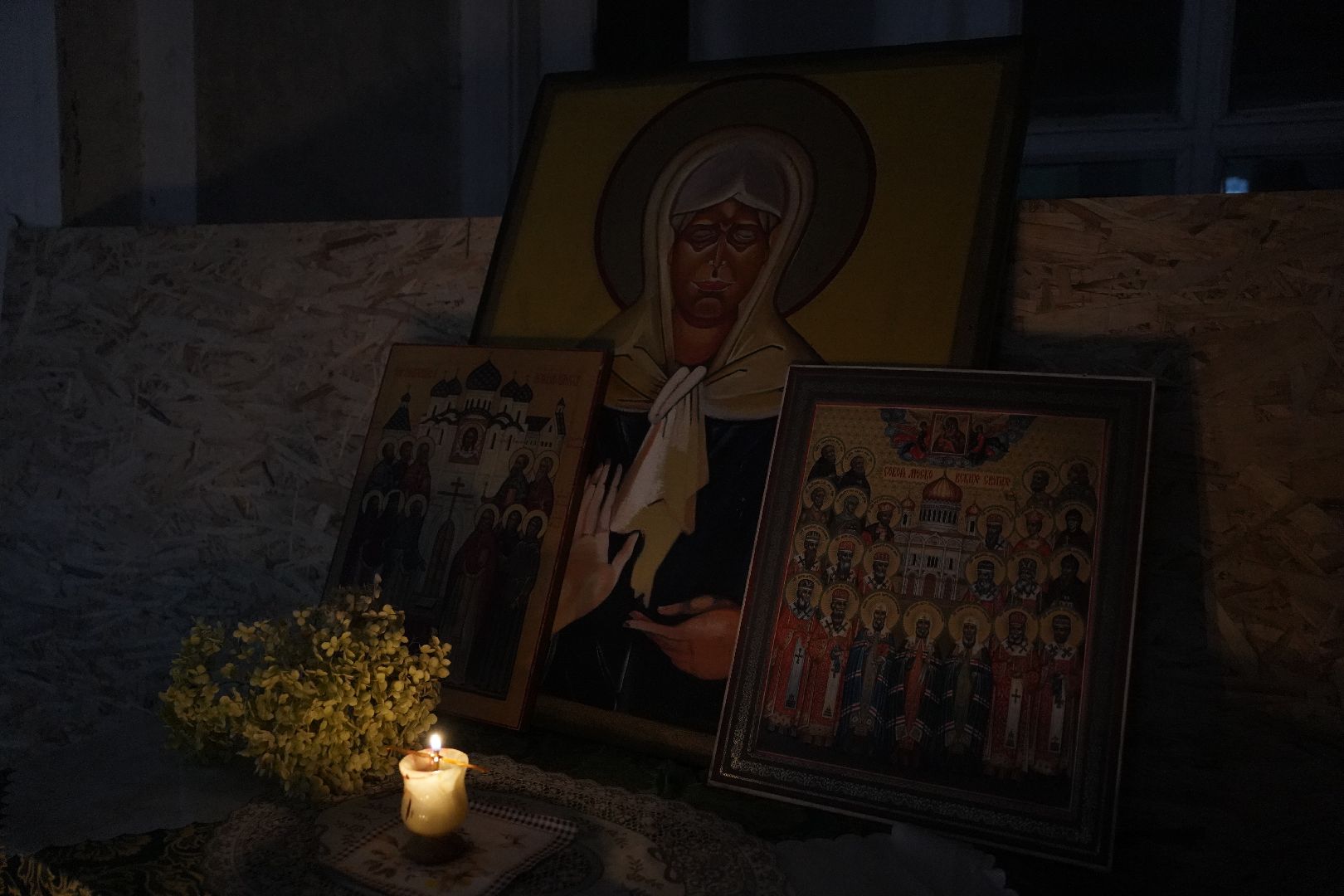 Евлево, Тихвинский храм, Микулин остров, Большая Шатура, Шатурское благочиние, Александро-Мариинский монастырь,