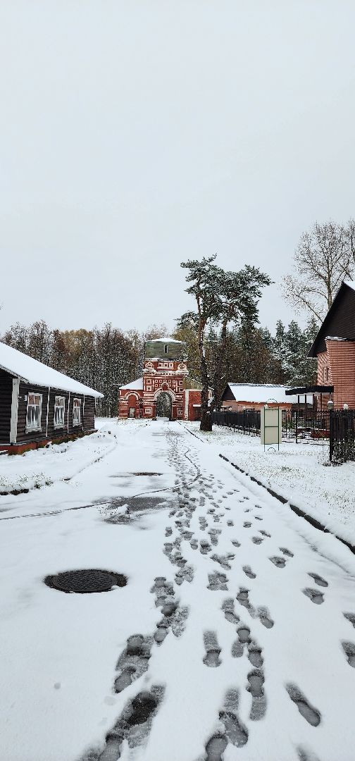 Евлево, Тихвинский храм, Микулин остров, Большая Шатура, Шатурское благочиние, Александро-Мариинский монастырь,