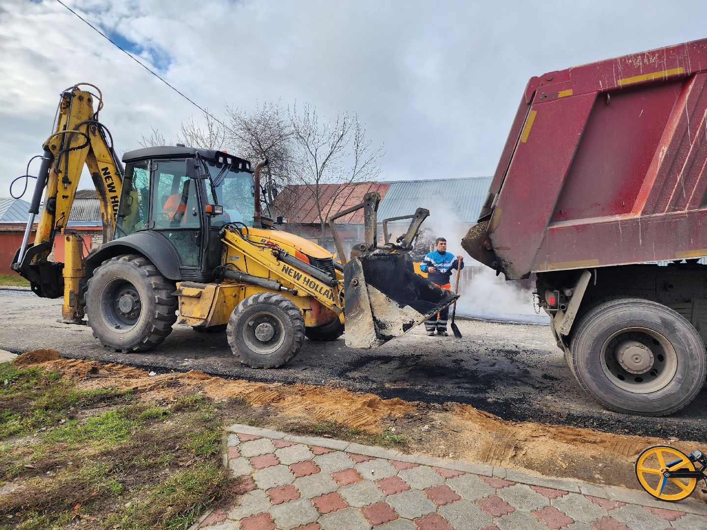 серпухов, улица тихая, тротуар, строительство дорог, дороги,